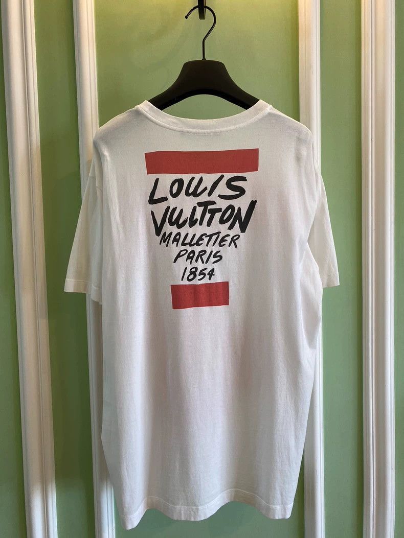 Louis Vuitton Louis Vuitton Logo Short Sleeve TShirt-2506 Size S / US 4 / IT 40 - 3 Thumbnail