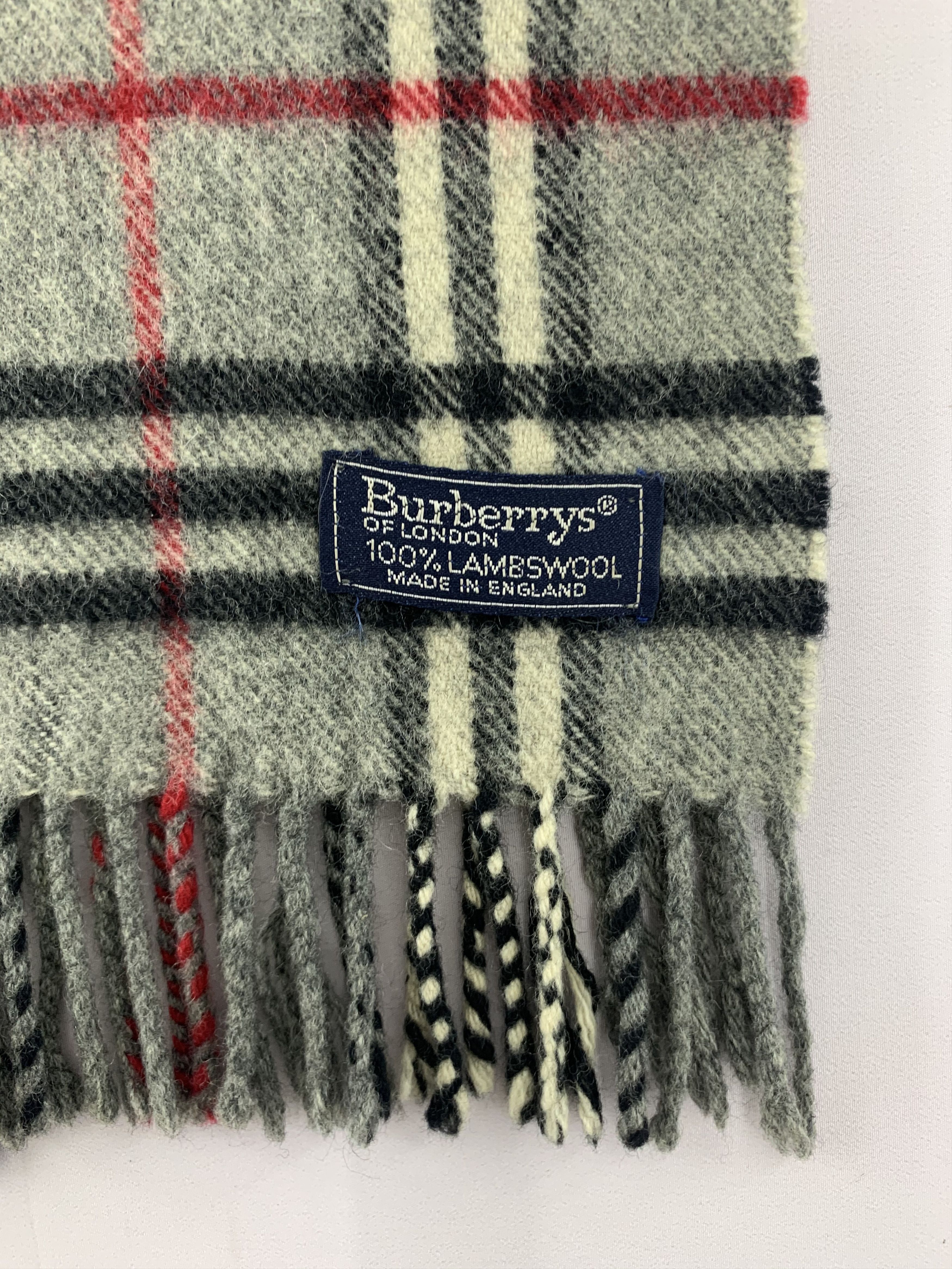 Burberry Burberry Scarf Wool Muffler Neck Wrap BL5072 Size ONE SIZE - 4 Thumbnail