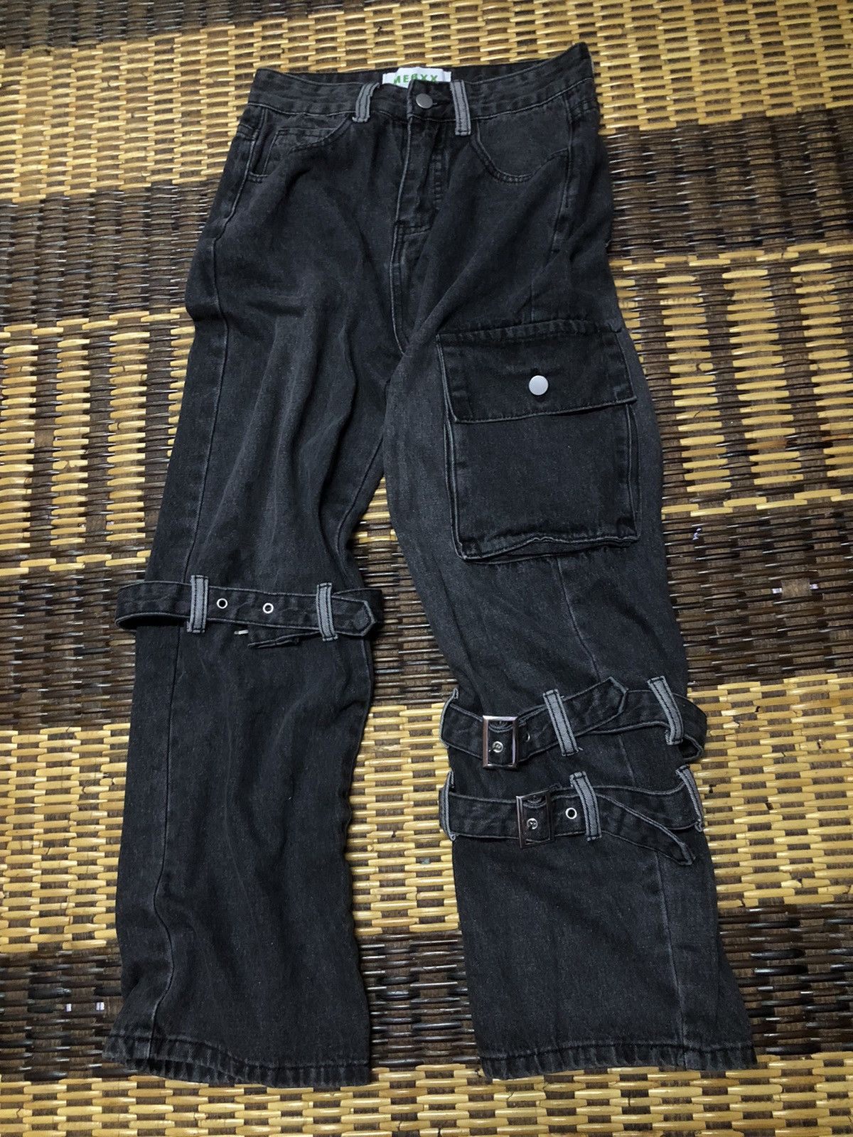 If Six Was Nine × Japanese Brand × Le Grande Bleu (L.G.B.) MEBXX BONDAGE DESIGN CARGO STYLE (UNISEX) Size US 27 - 2 Thumbnail