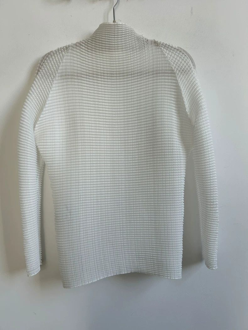 Issey Miyake issey miyake size:2 White long sleeves 2506-Nextarrow Size XXS / US 00 / IT 34 - 2 Thumbnail