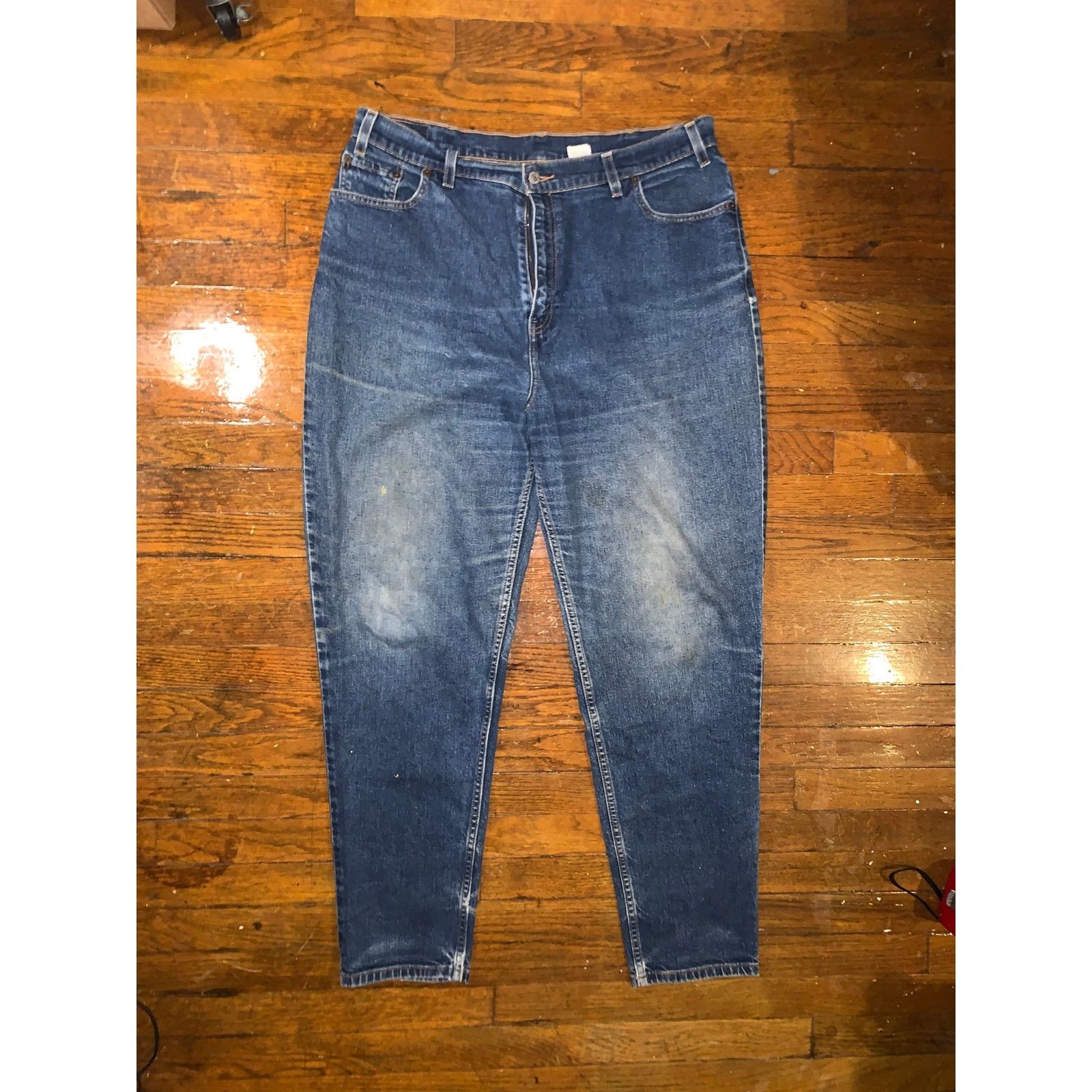 Levi's × Vintage Levi’s 550 Womens 18M Relaxed Tapered Jeans Stretch 36x31 Size 40" / US 18 - 1 Thumbnail