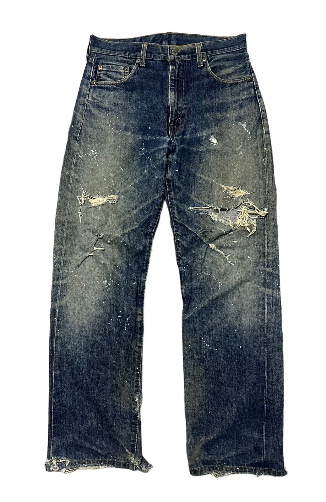 Levi's Vintage 90s Levi’s 501 bigE top button J09 rusty wash jeans Size US 32 / EU 48 - 1 Thumbnail