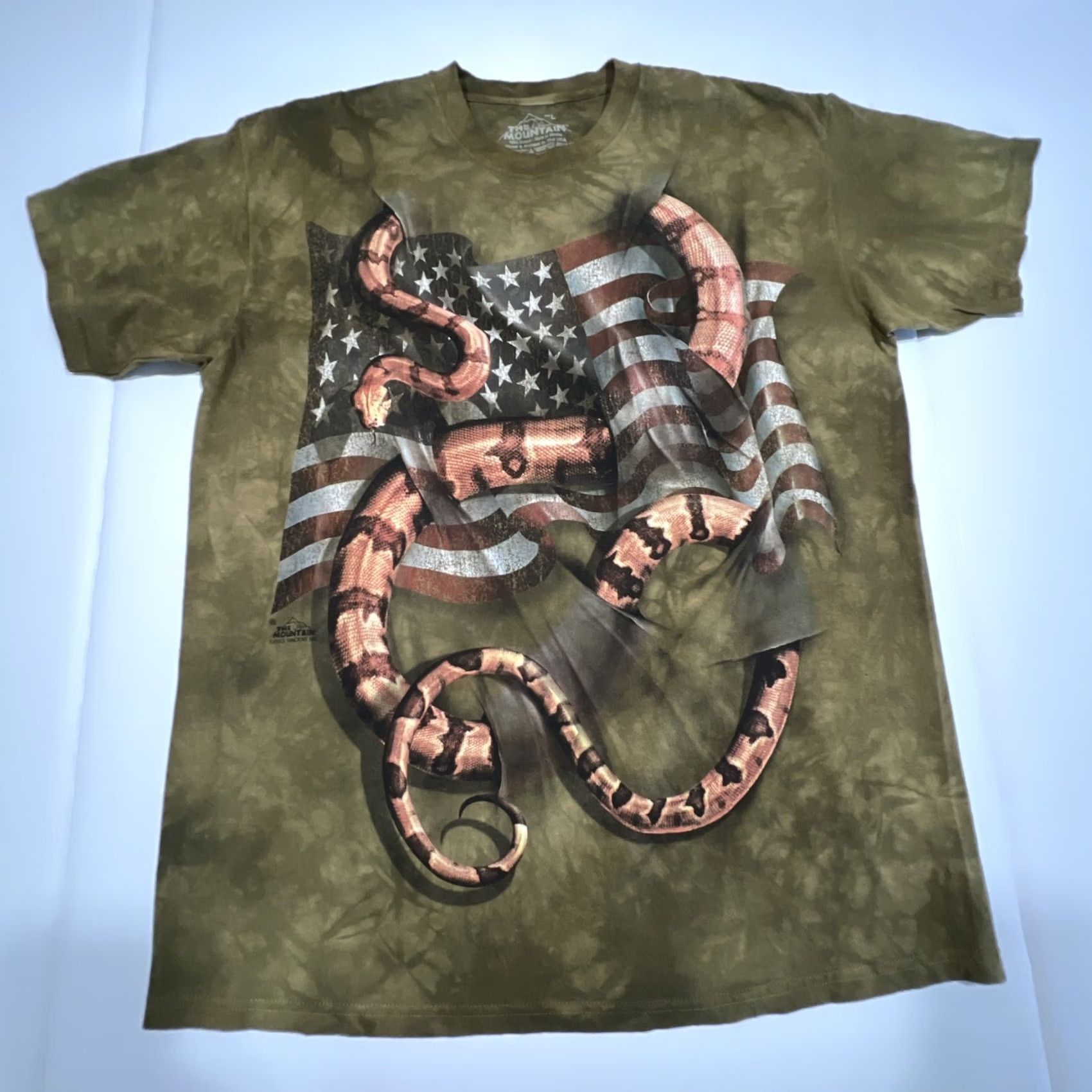 Vintage American Flag Snake Don’t Tread On Me 2013 T Shirt Men L Size US L / EU 52-54 / 3 - 3 Thumbnail