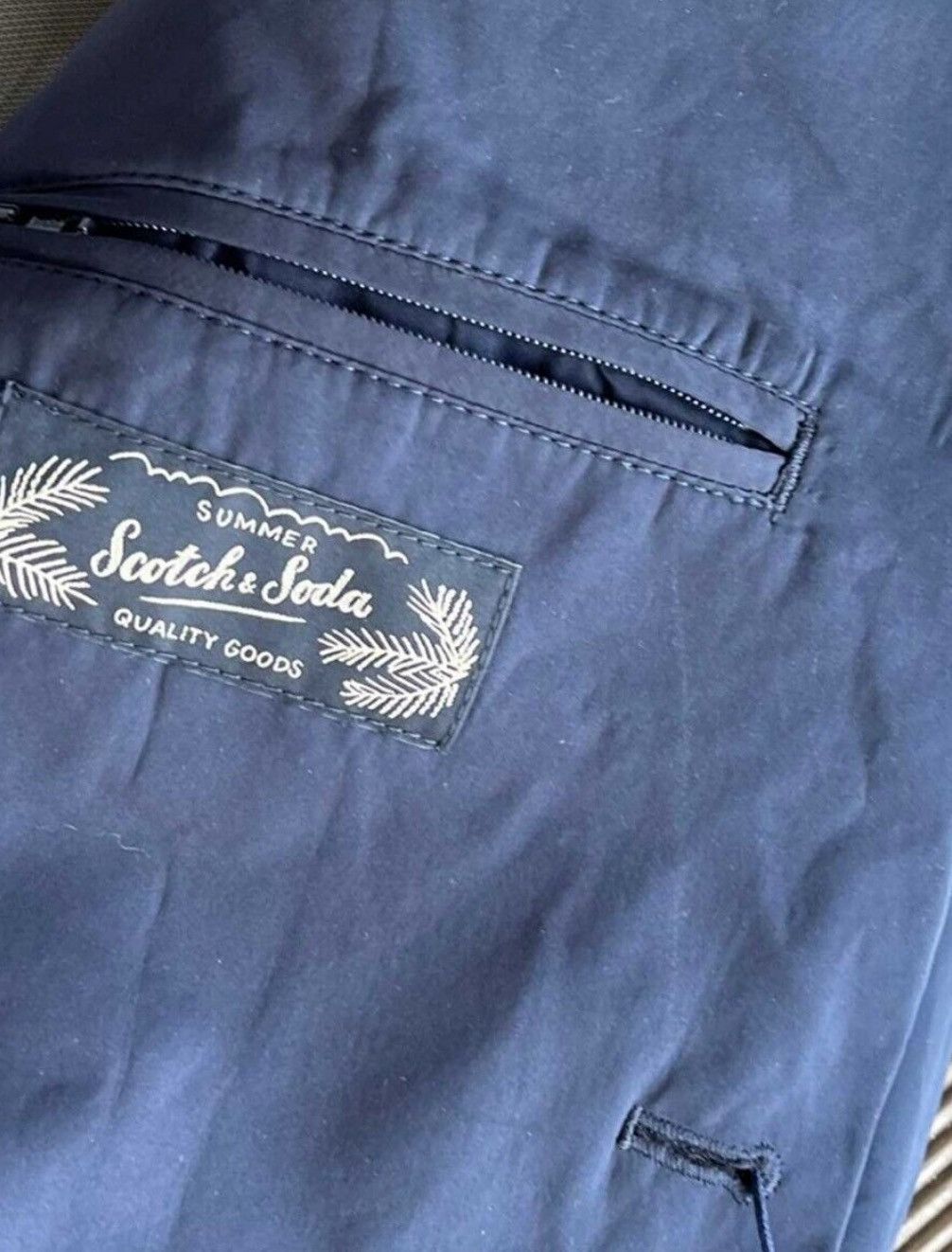 Scotch & Soda Blazer Scotch&Soda M Blue Nylon 2 piece Size 46R - 4 Thumbnail
