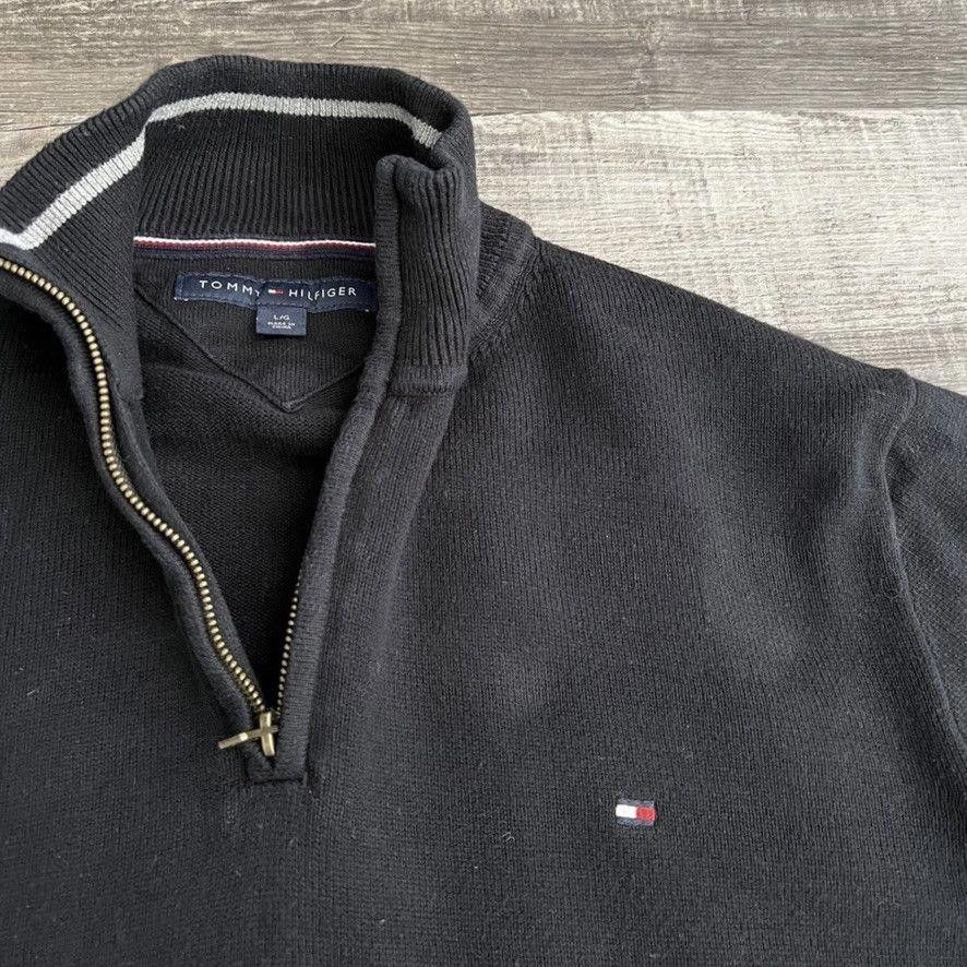 Tommy Hilfiger TOMMY HILFIGER • Vintage "3/4 Pullover" (L) Size US L / EU 52-54 / 3 - 1 Thumbnail