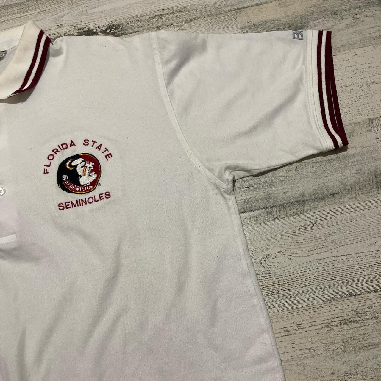 NCAA Vintage Florida State University FSU Seminoles Polo XL Size US XL / EU 56 / 4 - 2 Thumbnail