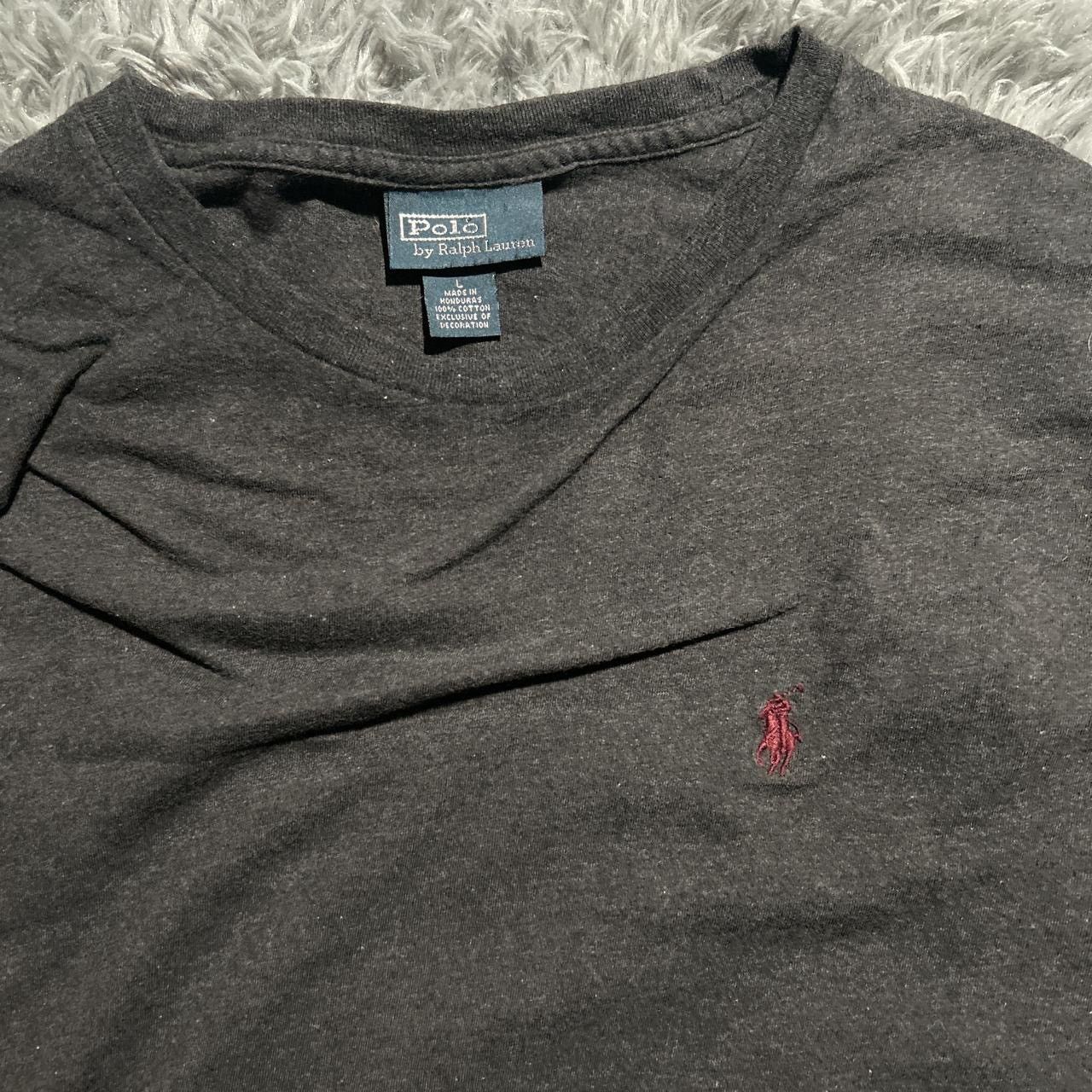 Polo Ralph Lauren Vintage Polo Ralph Lauren Dark Gray Long Sleeve - Size L Size US L / EU 52-54 / 3 - 3 Thumbnail