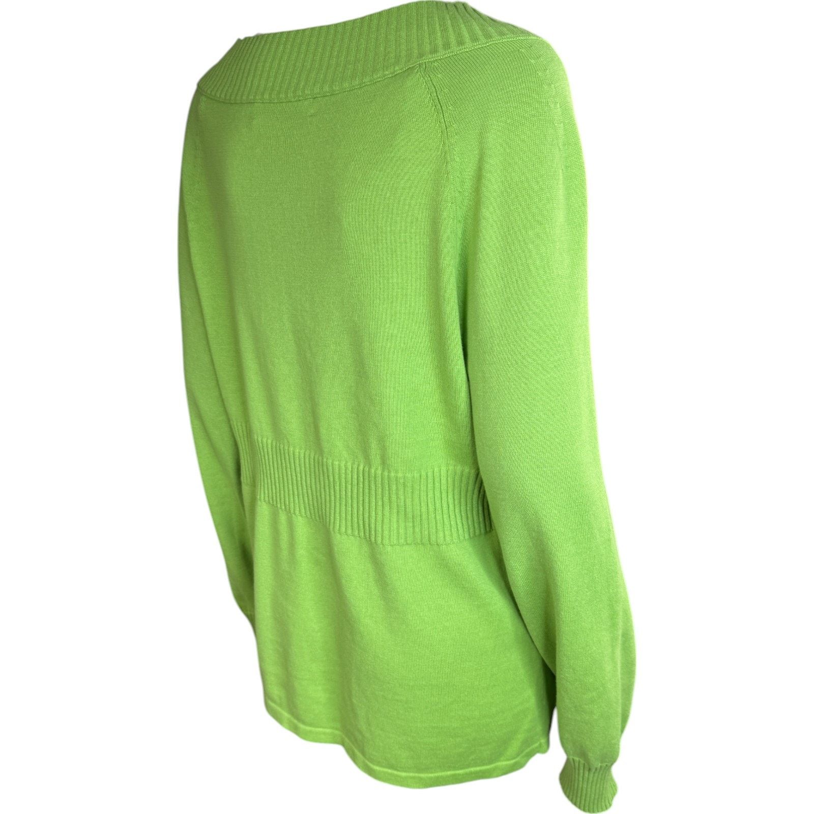 Jones New York Jones New York Sport Green Henley Sweater Green XL NWT Size XL / US 12-14 / IT 48-50 - 2 Thumbnail