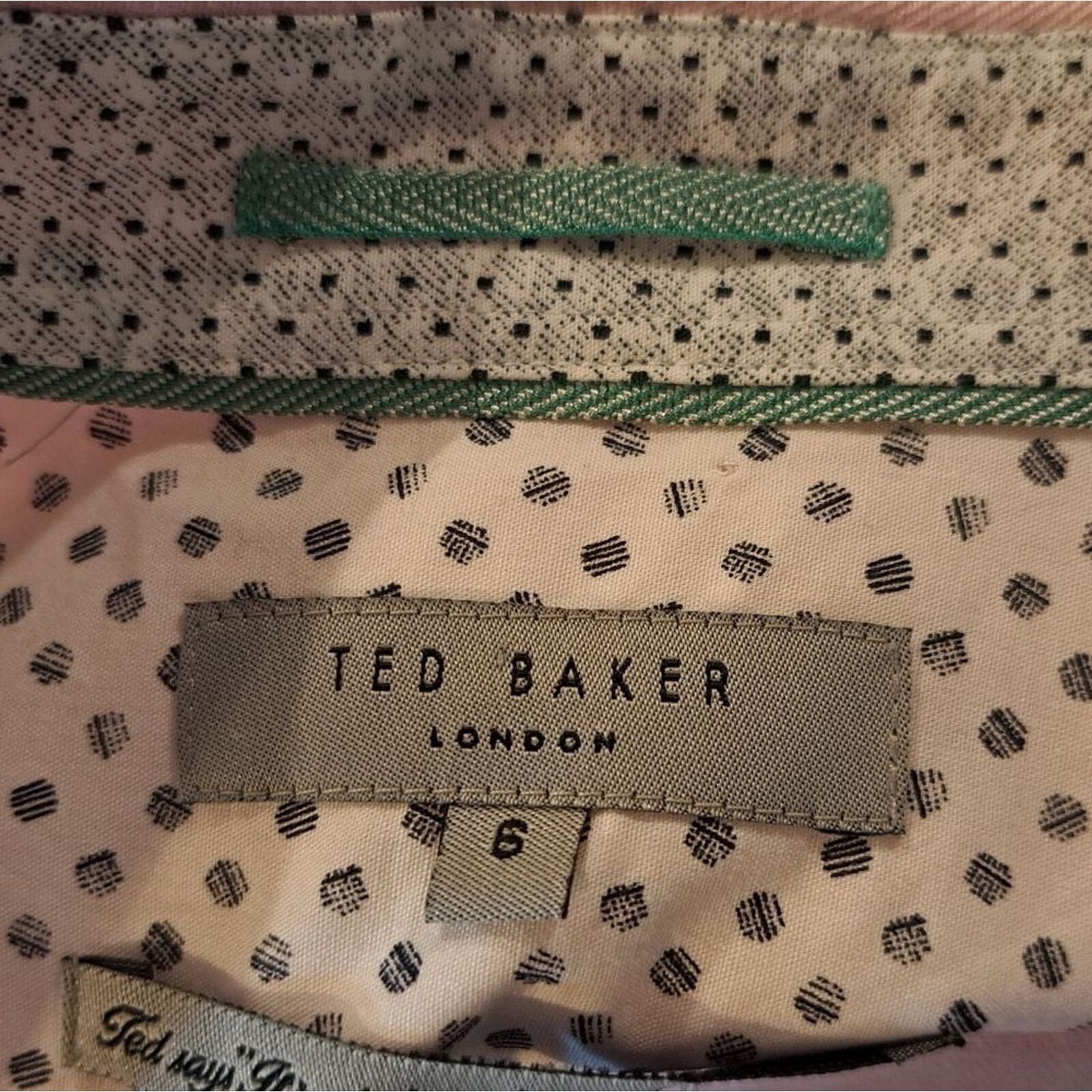Ted Baker Ted Baker London linen cotton blend pale pink shirt size 6 Size M / US 6-8 / IT 42-44 - 16 Thumbnail
