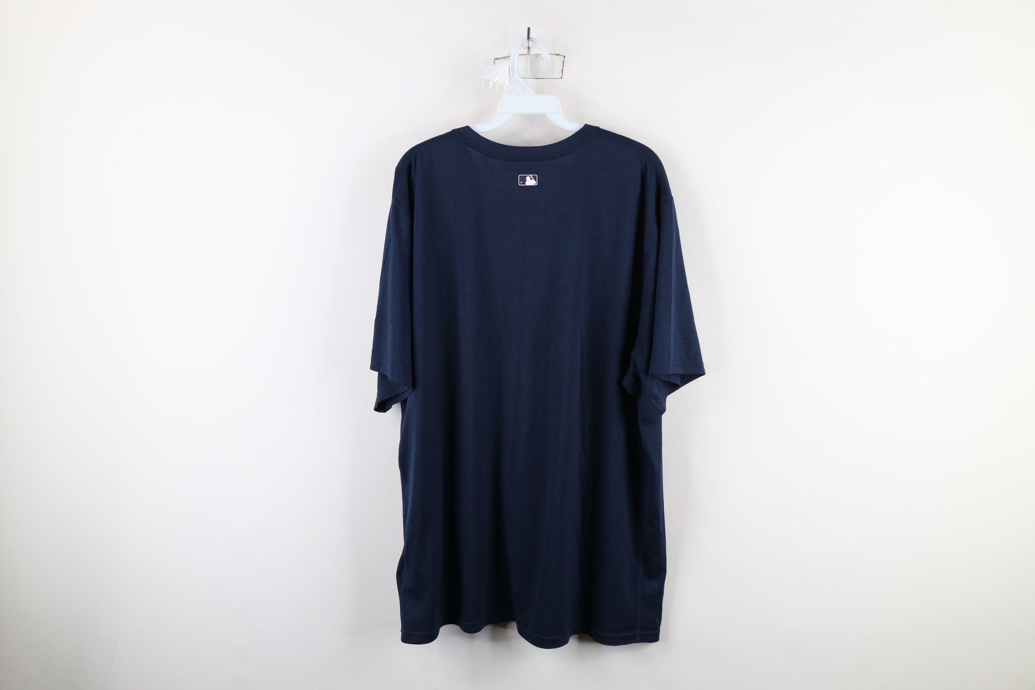 Nike × Vintage Nike Center Swoosh Detroit Tigers Baseball T-Shirt Blue Size US XXL / EU 58 / 5 - 14 Thumbnail