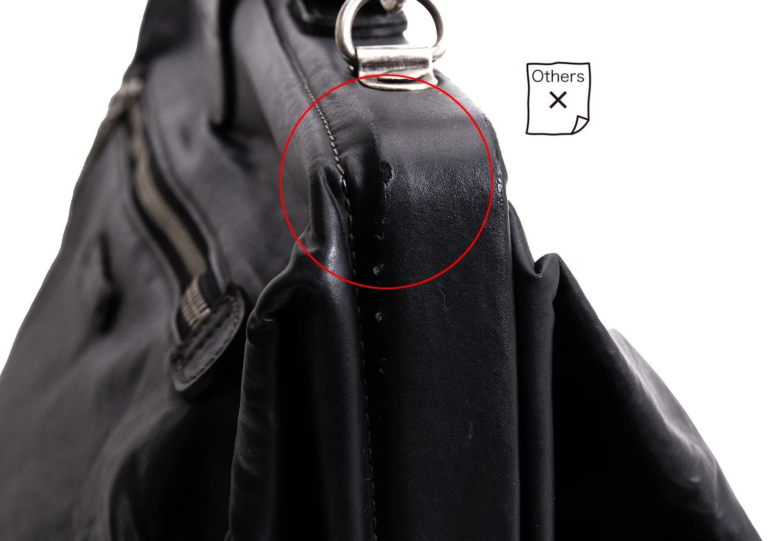 Jean Paul Gaultier Coated Doctor Bag with Frame in Black Size ONE SIZE - 10 Thumbnail