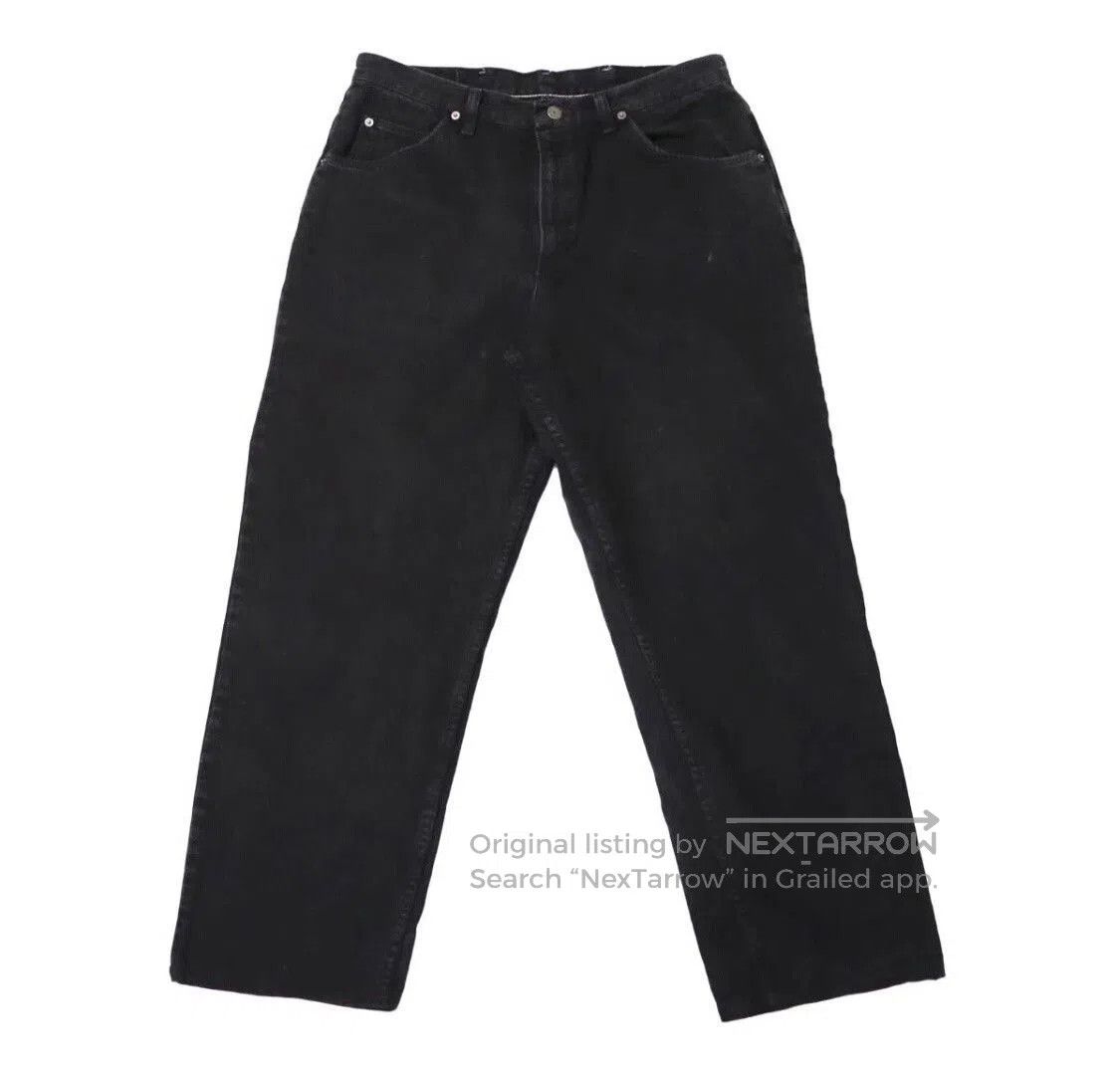 Porter Classic Vintage Brittania Black Jeans from the 90s. Size US 28 / EU 44 - 2 Thumbnail