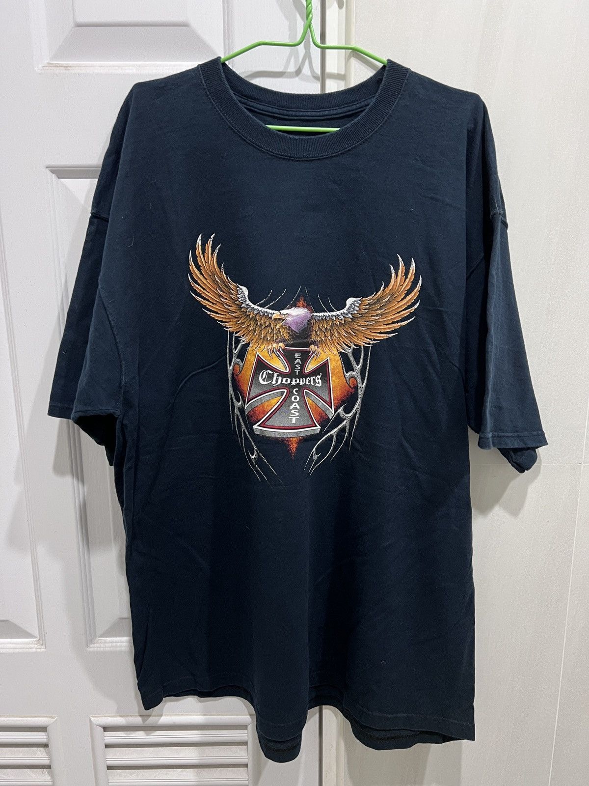 Vintage Vintage Y2K God Jesus Bible Holy East Coast Choppers Tee 2XL Size US XXL / EU 58 / 5 - 3 Thumbnail