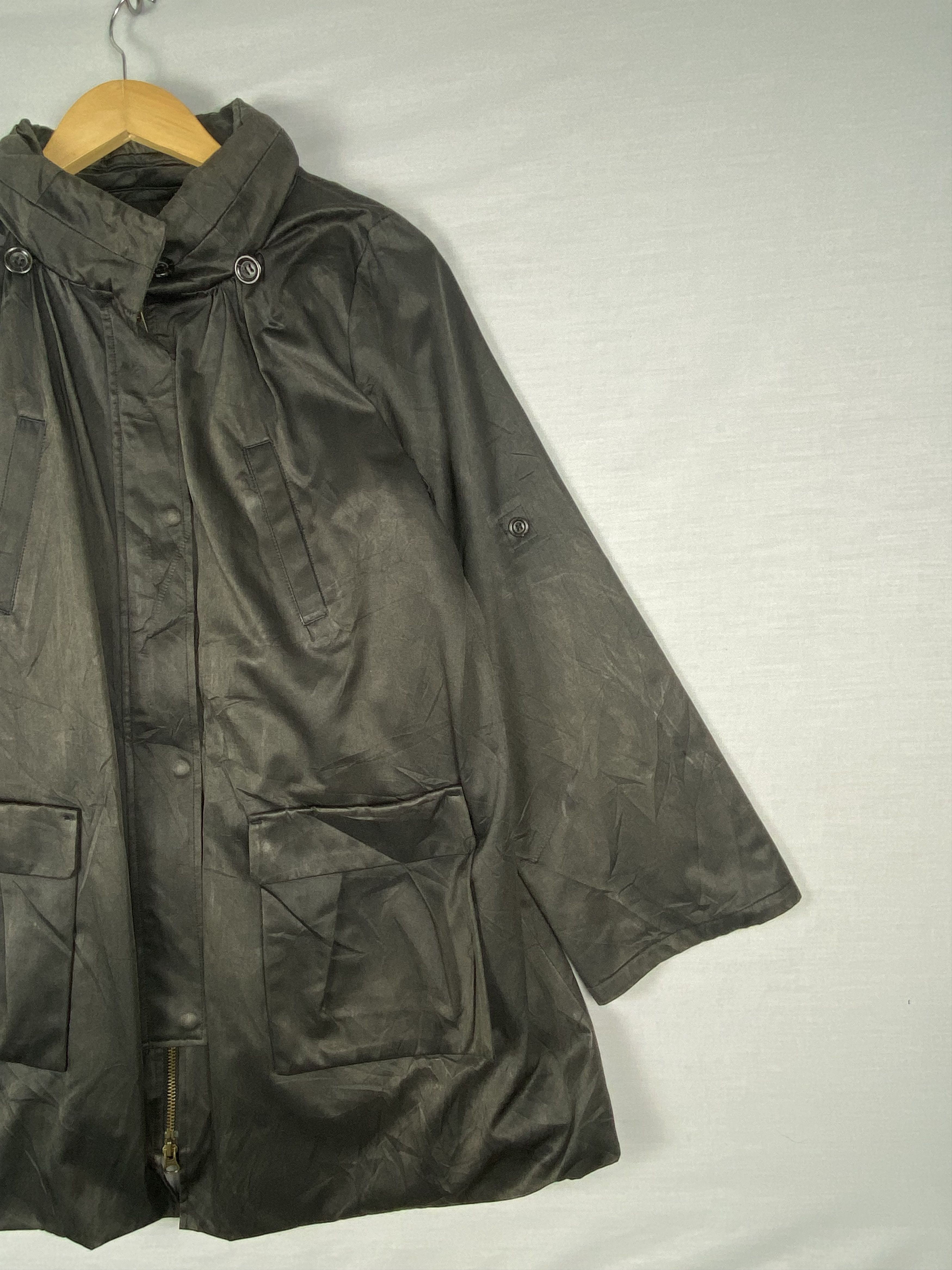 Japanese Brand Vintage Japanese Waxed Cotton Tech Jacket Size US M / EU 48-50 / 2 - 3 Thumbnail