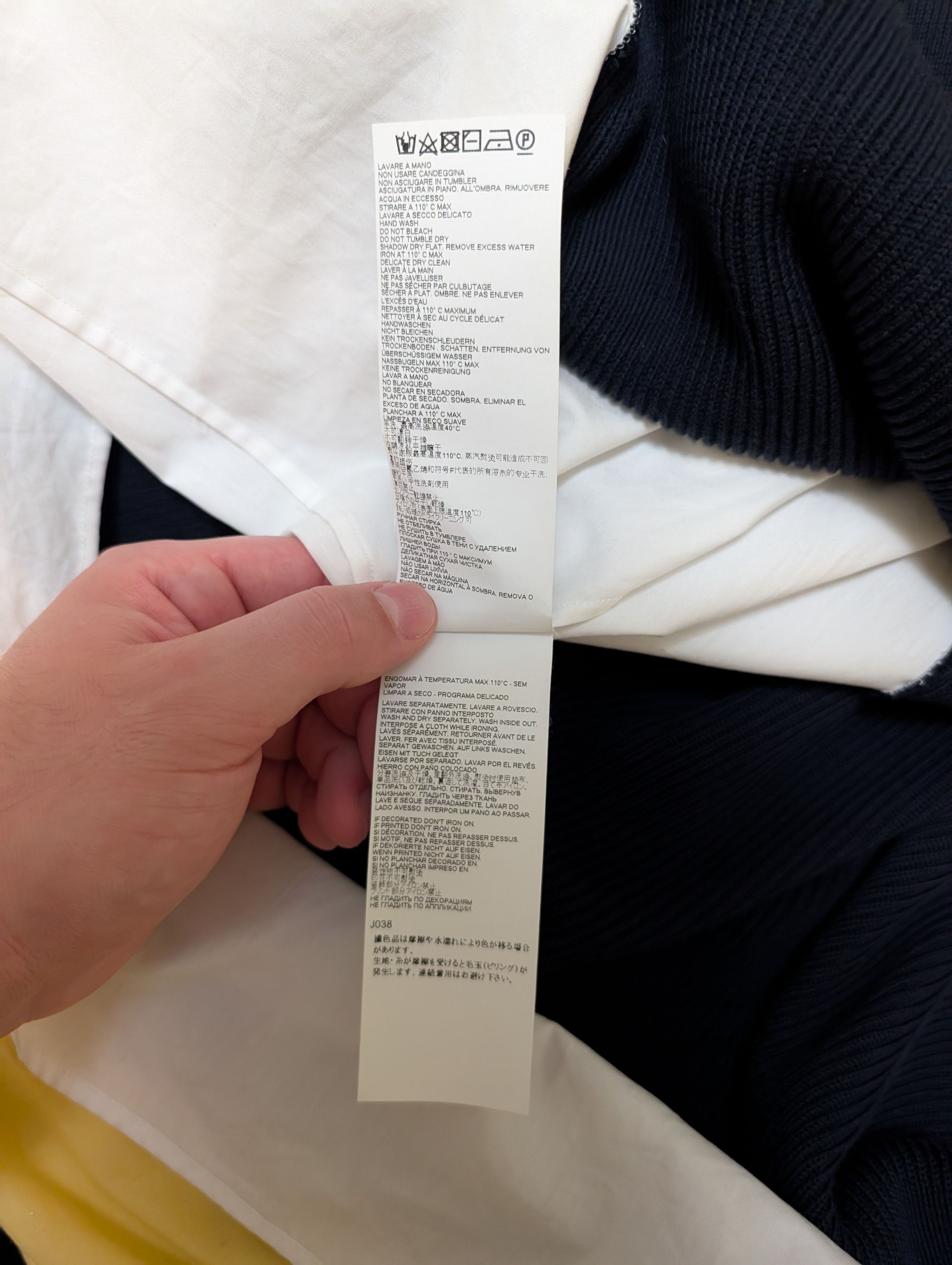 Maison Margiela Maison Margiela Blue Knit Midi Shirt Dress XS Size XS / US 0-2 / IT 36-38 - 5 Thumbnail