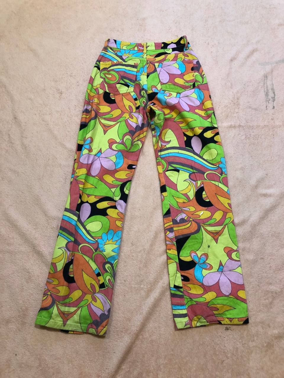 Jaded London Vintage Jaded London Flower Print Pants Size 28 Size 28" / US 6 / IT 42 - 23 Thumbnail