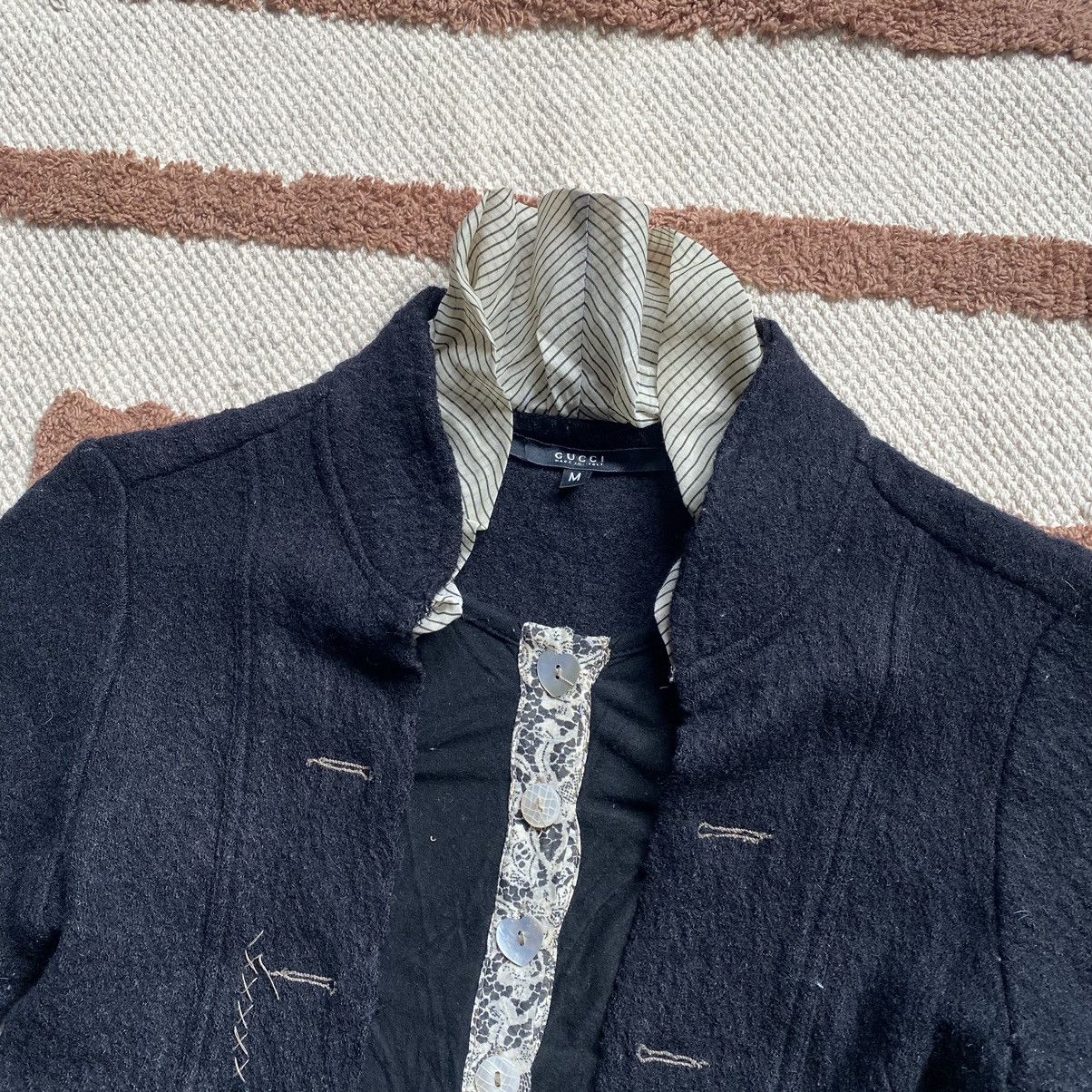 Gucci GUCCI Y2K AVANT GARDE PATCHWORK WOOL SWEATER SHIRT Size M / US 6-8 / IT 42-44 - 3 Thumbnail
