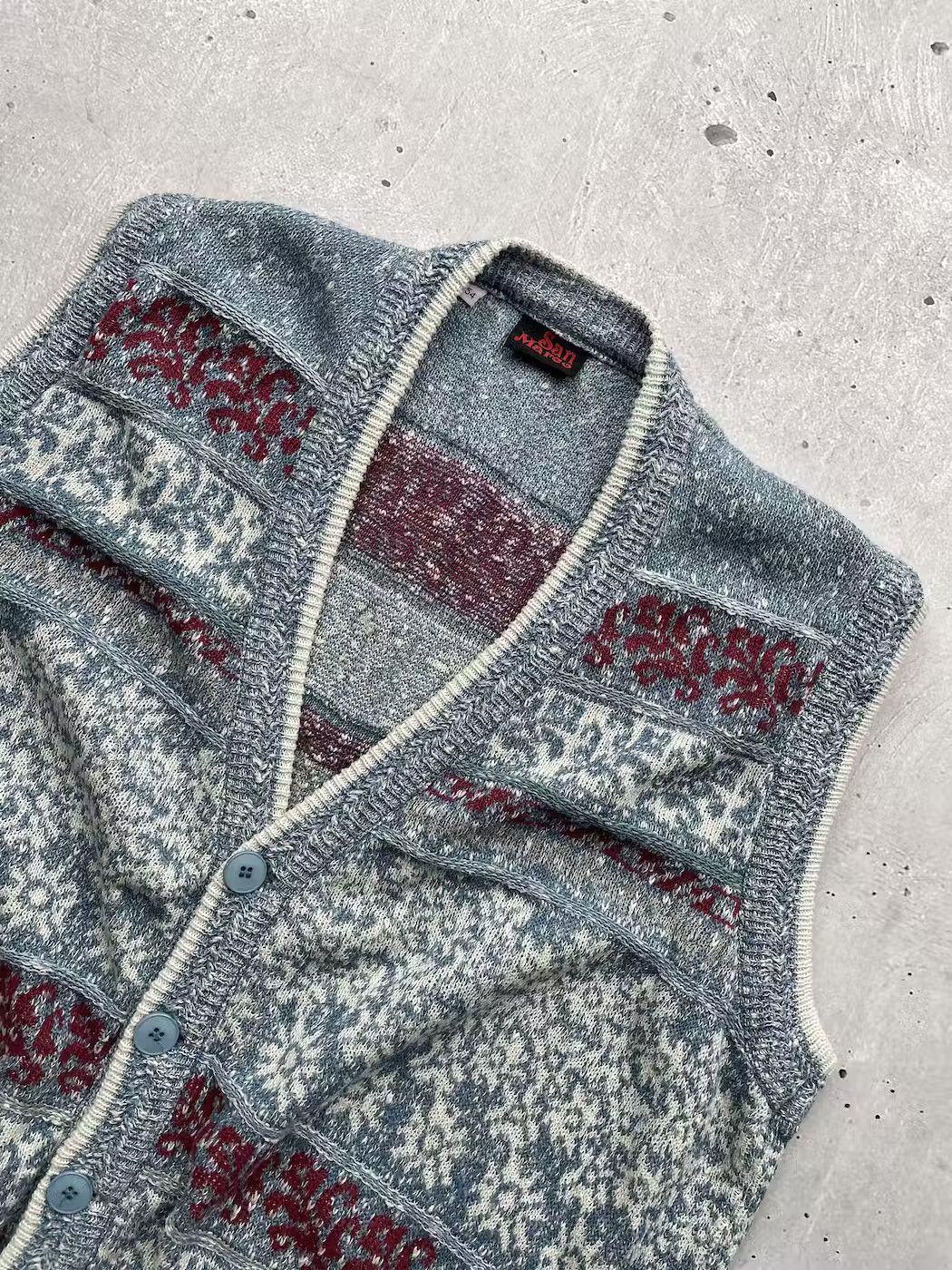 Japanese Brand × Vintage Vintage Knitted Cardigan Size US L / EU 52-54 / 3 - 2 Thumbnail