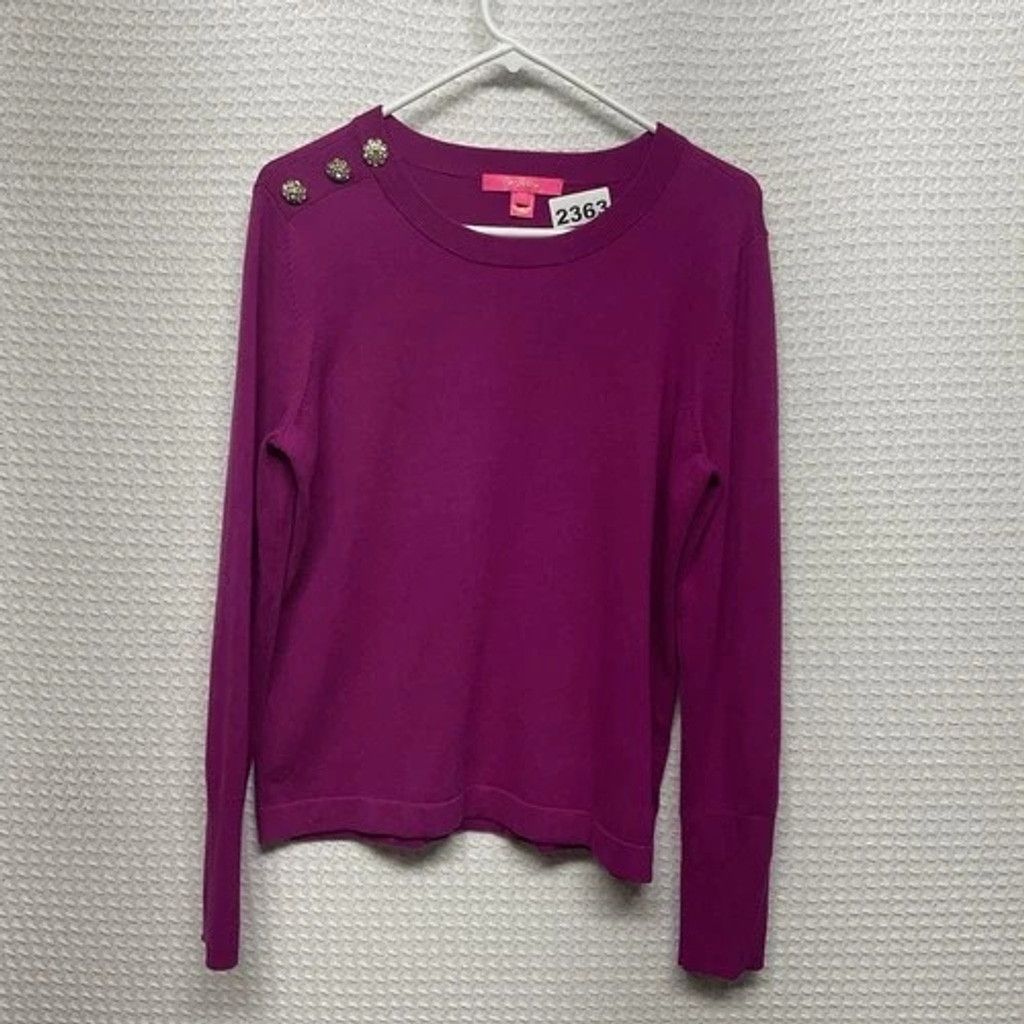 Lilly Pulitzer Lilly Pulitzer Morgen Cotton Blend Crew Neck Sweater Women M Size M / US 6-8 / IT 42-44 - 9 Thumbnail