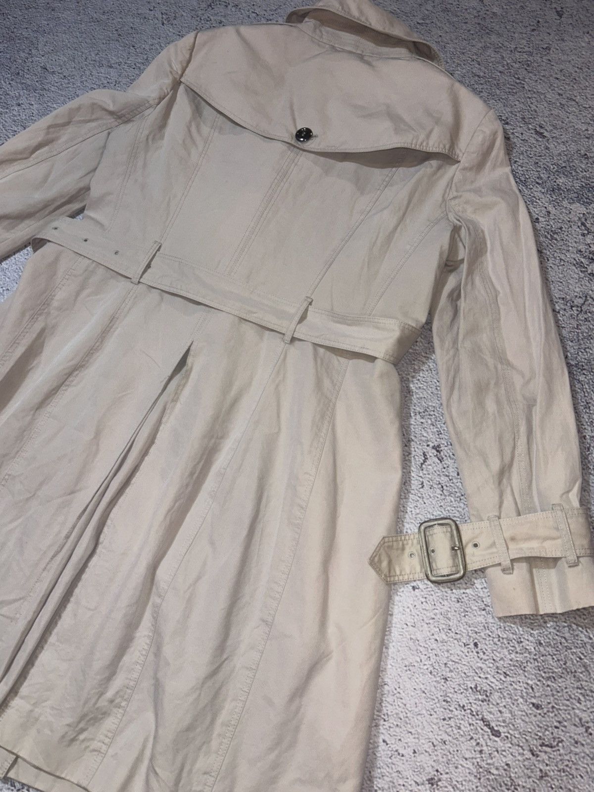 Burberry Burberry London Beige Belted Trench Coat – Made in Italy Size L / US 10 / IT 46 - 20 Thumbnail