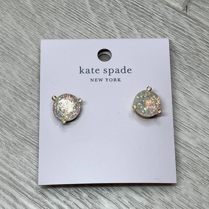 Kate Spade Kate Spade Studs Rise And Shine Opal Glitter Stud Earrings Size ONE SIZE - 1 Thumbnail