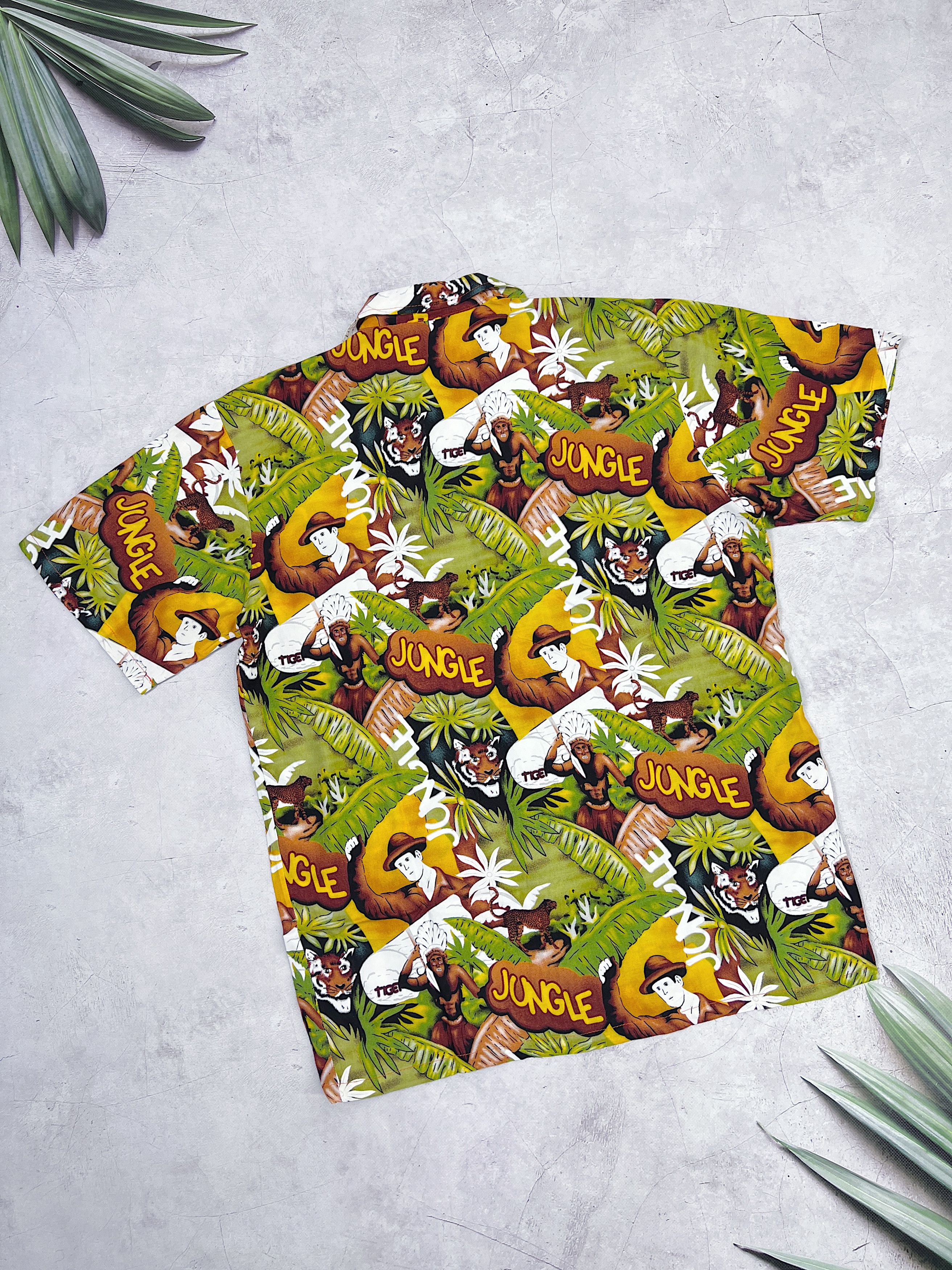 Other Vintage Hawaiian Shirt Jungle Tiger Size US M / EU 48-50 / 2 - 10 Thumbnail