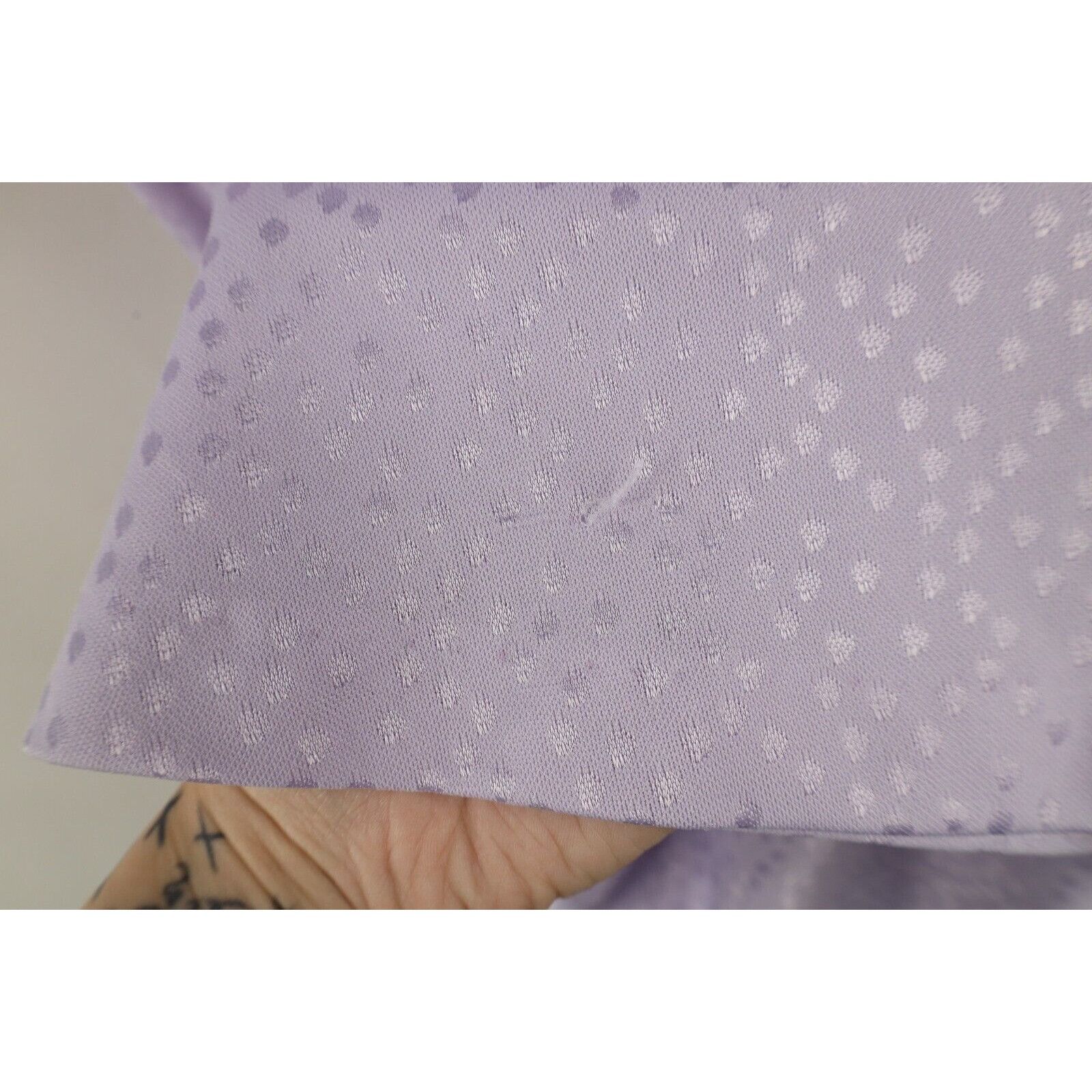 Vintage Vintage 90s Babydoll Fairy Polkadot Fairy Sleeve Knit Dress Size L / US 10 / IT 46 - 11 Thumbnail