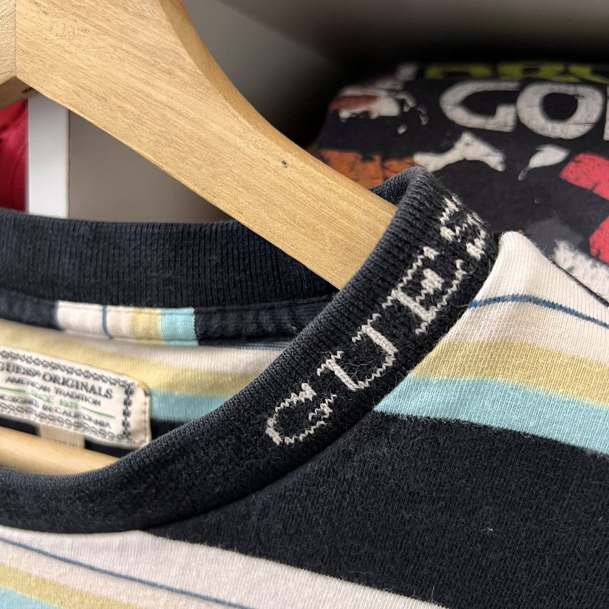 Guess × Vintage VTG GUESS ORIGINAL STRIPE Size US M / EU 48-50 / 2 - 3 Thumbnail