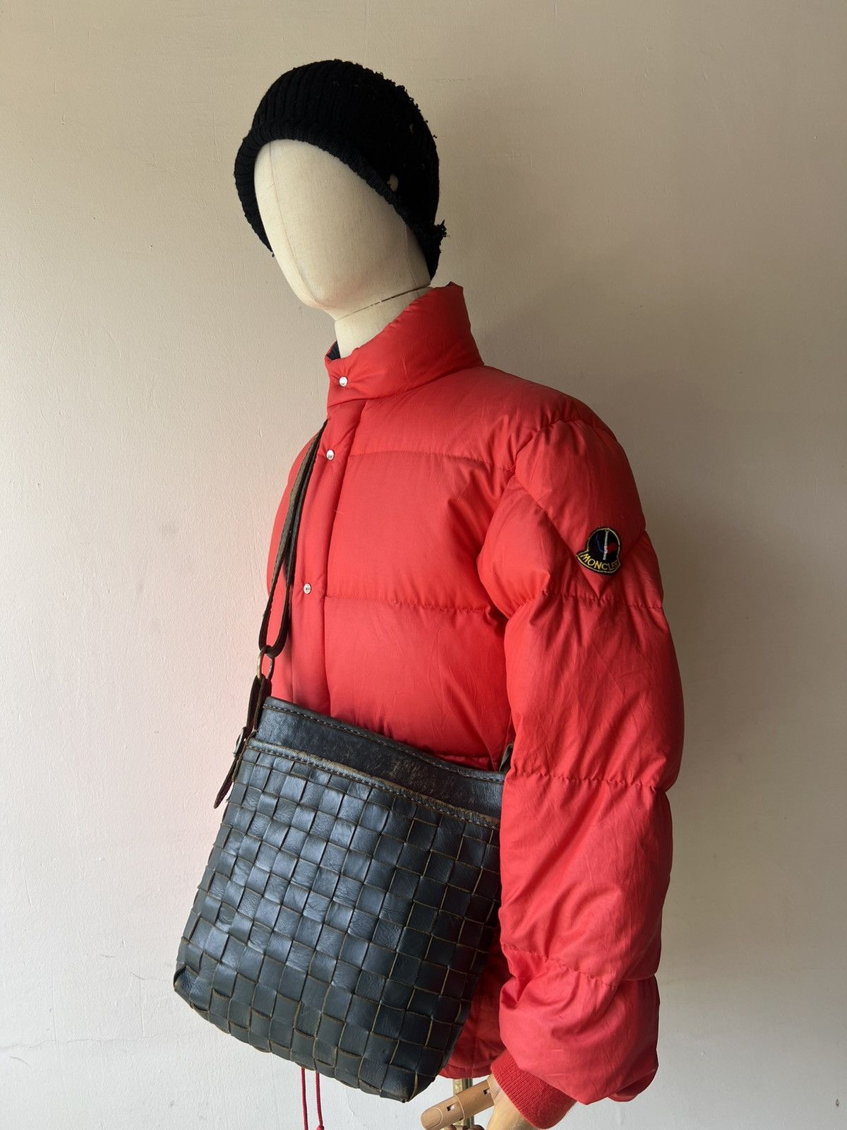 Leather Distressed Patina Intrecciato Leather Bag Zucchero Filato Size ONE SIZE - 5 Thumbnail