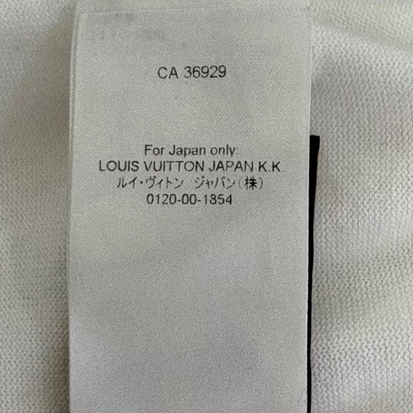 Louis Vuitton LV white flower logo knit crewneck short sleeve tee Size US XL / EU 56 / 4 - 5 Thumbnail