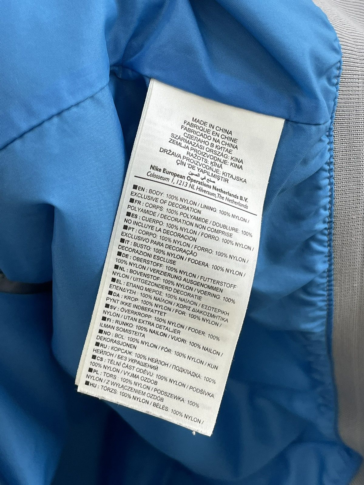 Nike Nike drill swoosh athletic dept. Nylon varsity bomber Size US XL / EU 56 / 4 - 7 Thumbnail