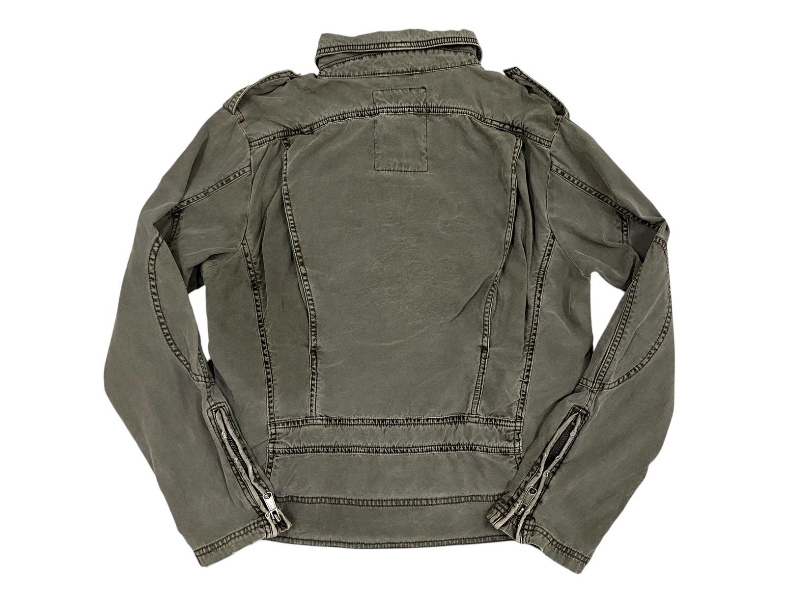Vintage Vtg Jacket Zip Up Wash Grey Size US S / EU 44-46 / 1 - 2 Thumbnail