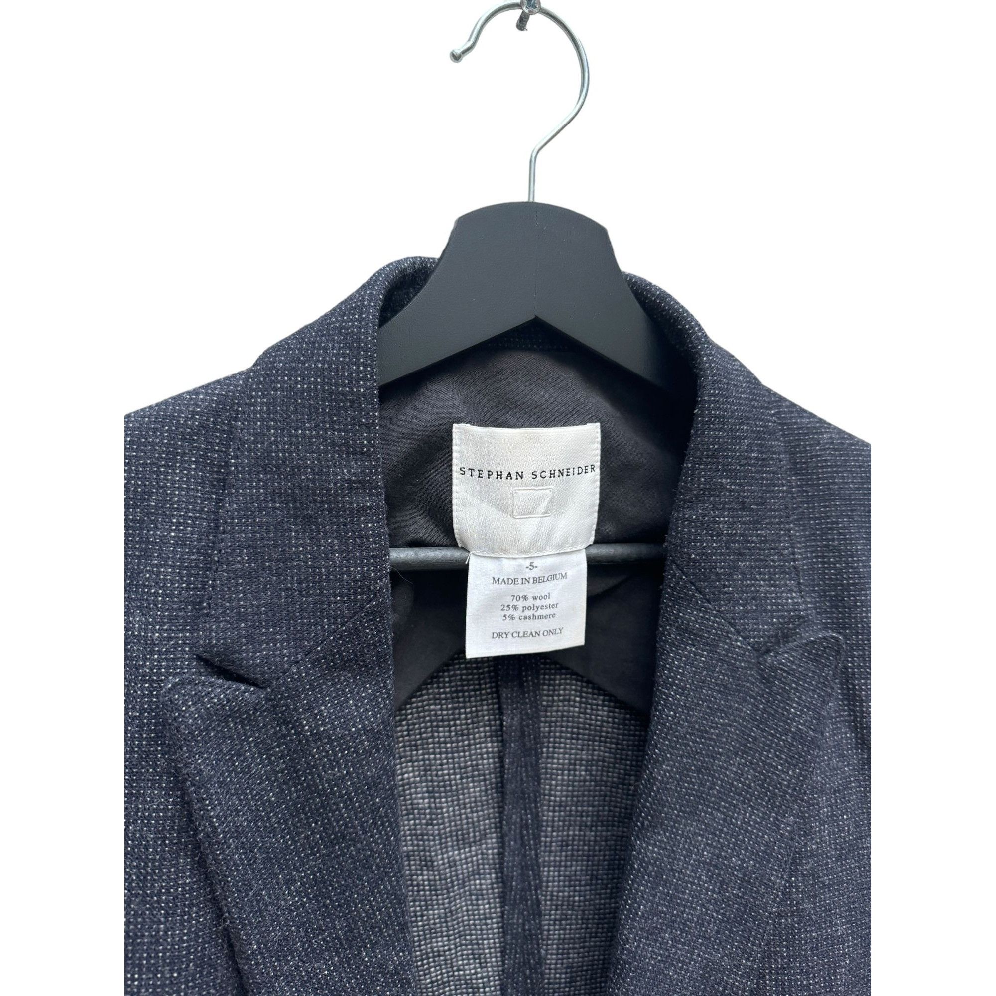 Stephan Schneider Grey Wool Blazer Jacket Size US M / EU 48-50 / 2 - 2 Thumbnail