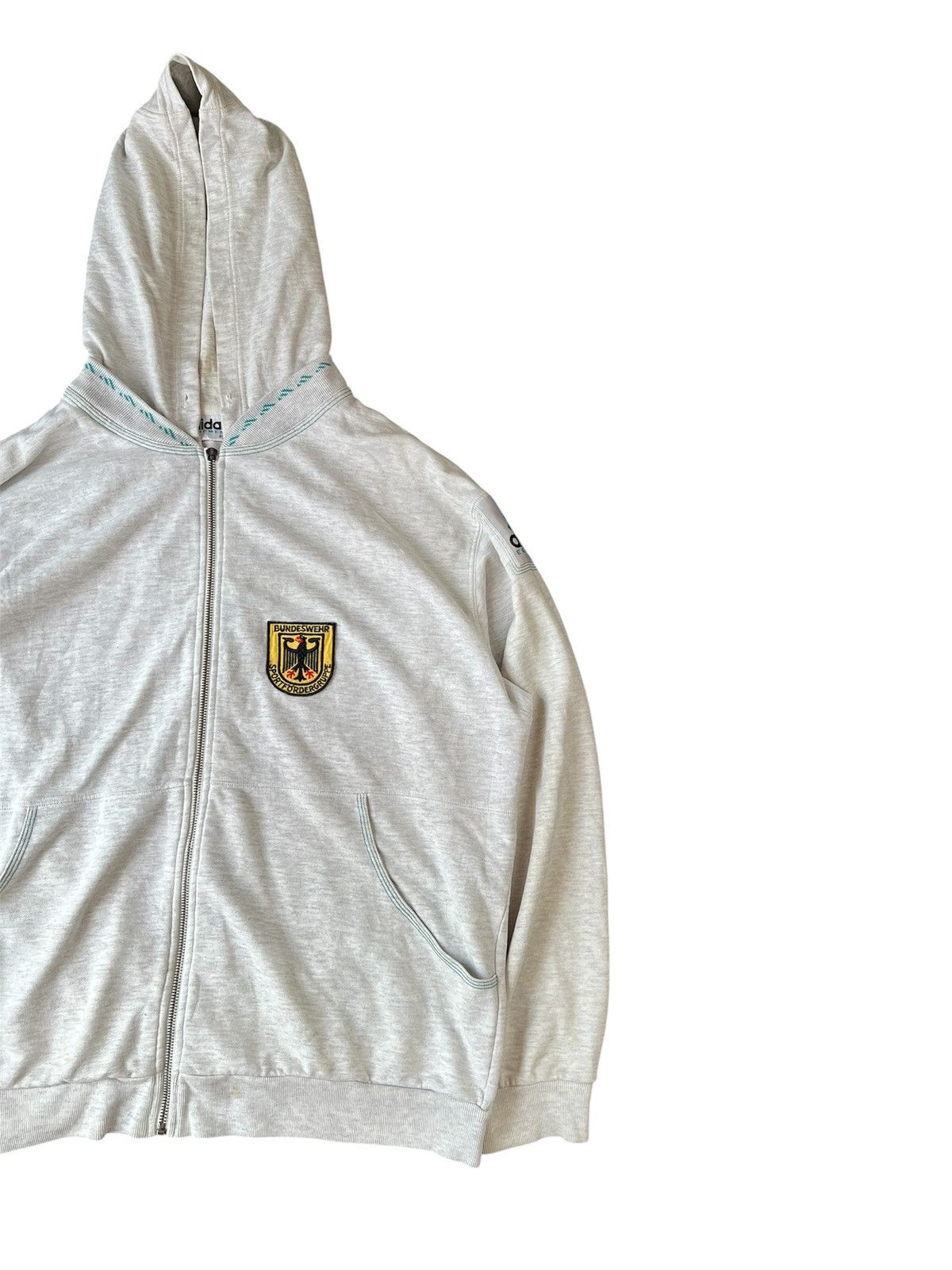 Adidas Adidas Deutschland Germany Pullover Hoodie Vintage Size US XL / EU 56 / 4 - 3 Thumbnail