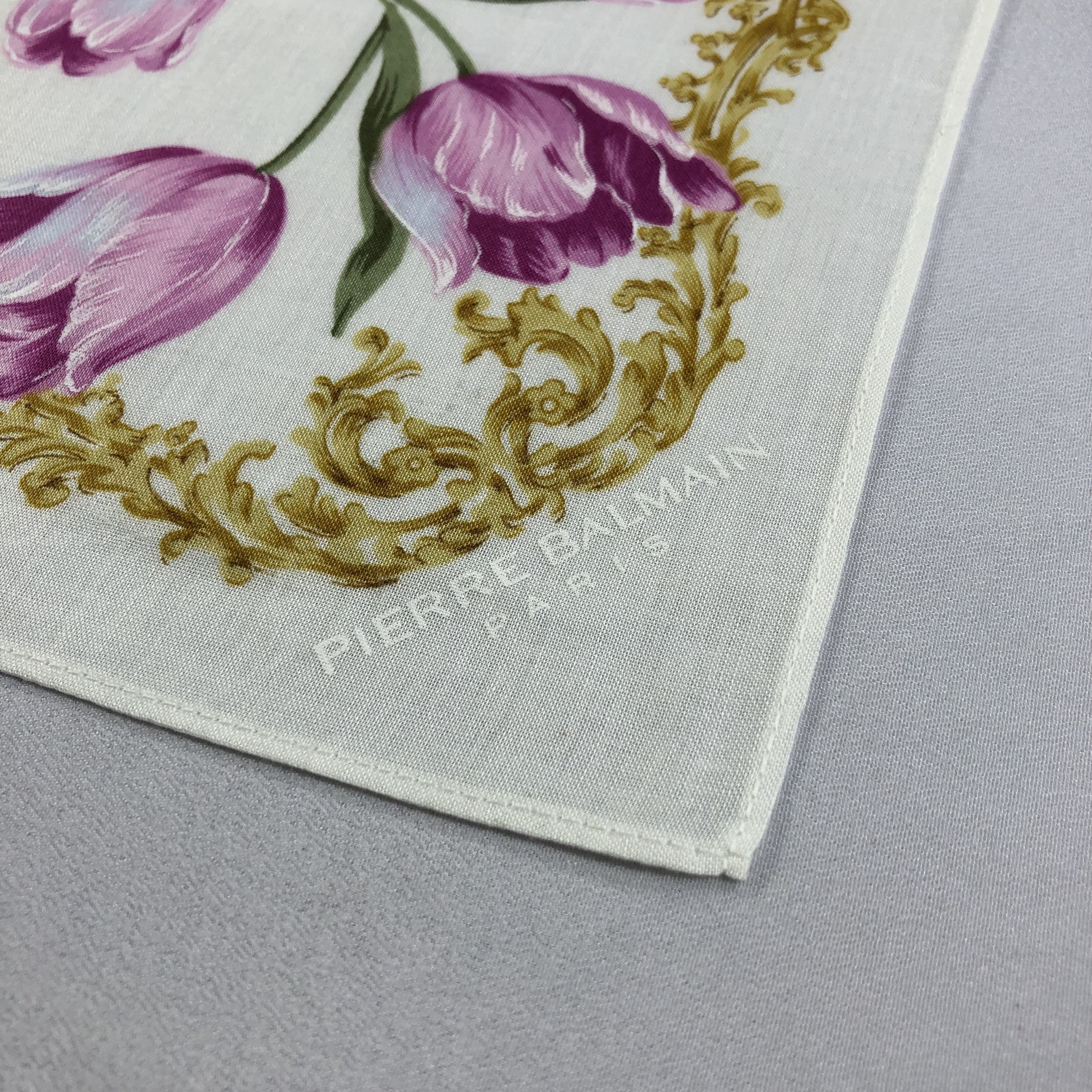 Pierre Balmain Pierre Balmain Handkerchief Neckerchief Bandana H1911 Size ONE SIZE - 4 Thumbnail