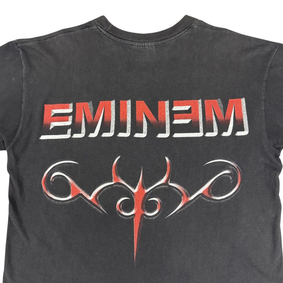 Rap Tees Vintage 90s Eminem Chainsaw Euro Boot Tee Size US L / EU 52-54 / 3 - 6 Thumbnail