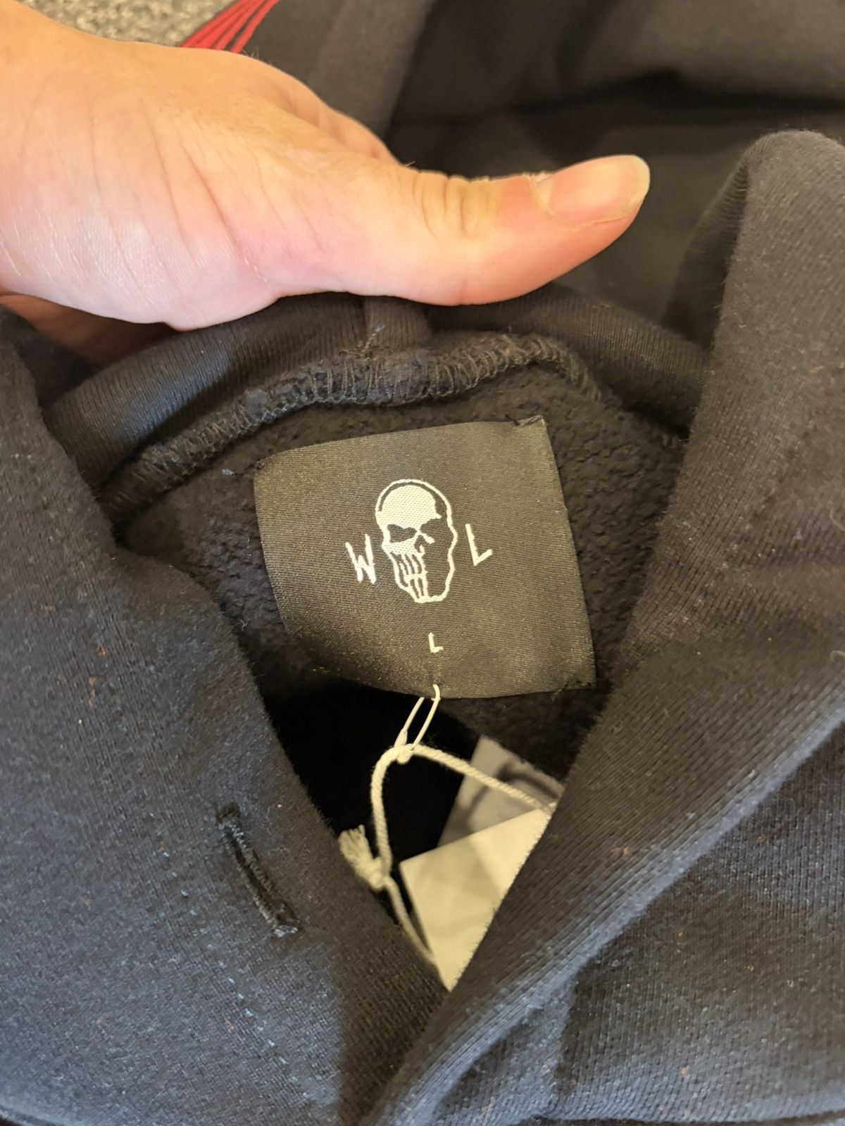 Warren Lotas Warren Lotas Sabata Hoodie Black/Red Size US L / EU 52-54 / 3 - 6 Thumbnail