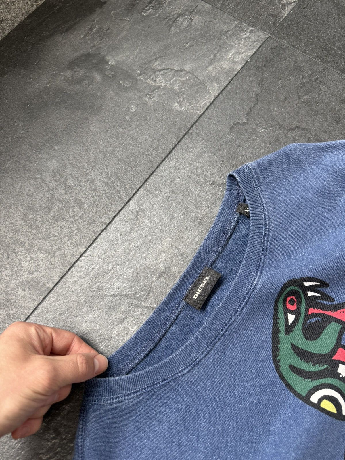 Diesel × Vintage Vintage diesel rare big logo snake sweatshirt Size US M / EU 48-50 / 2 - 2 Thumbnail