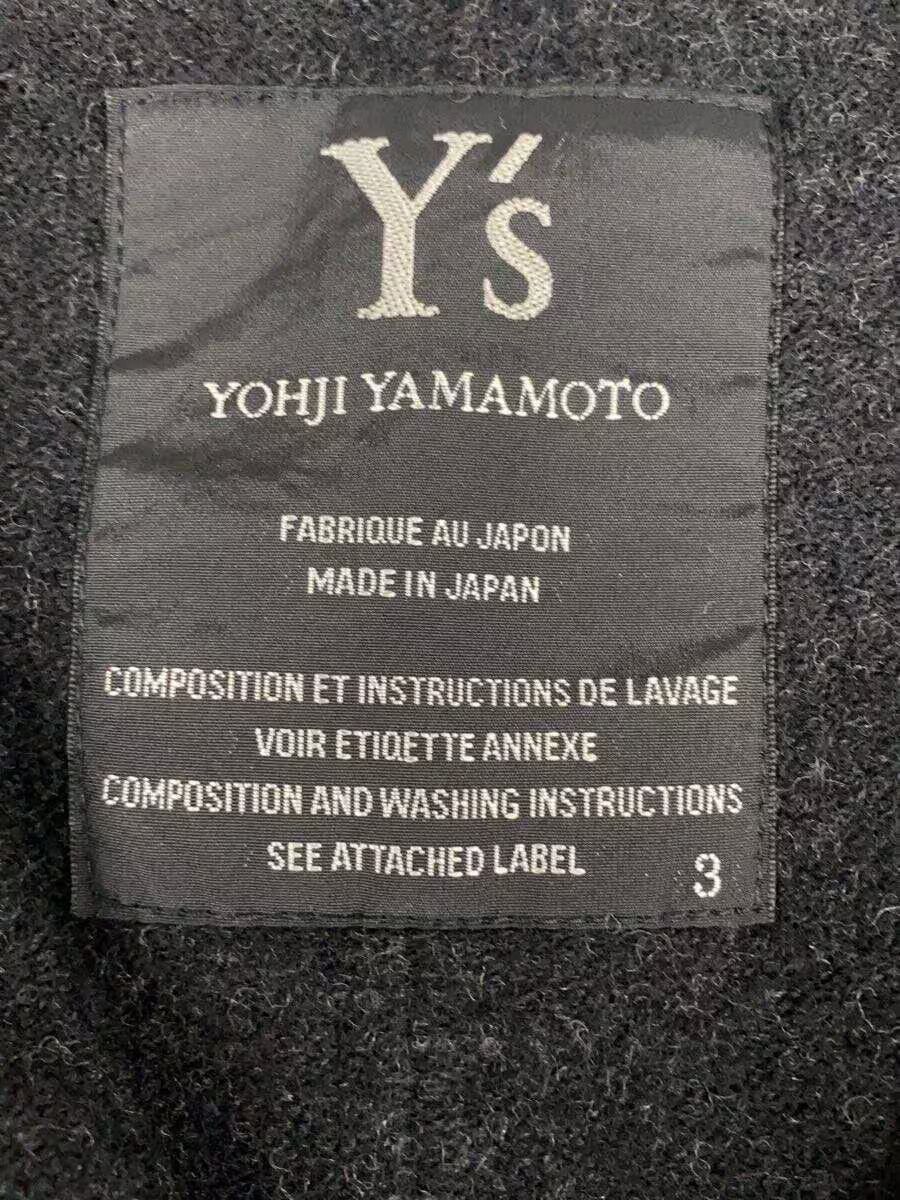 Y's × Yohji Yamamoto Raw Hem High Neck Wool Knit Cardigan Size US L / EU 52-54 / 3 - 5 Thumbnail