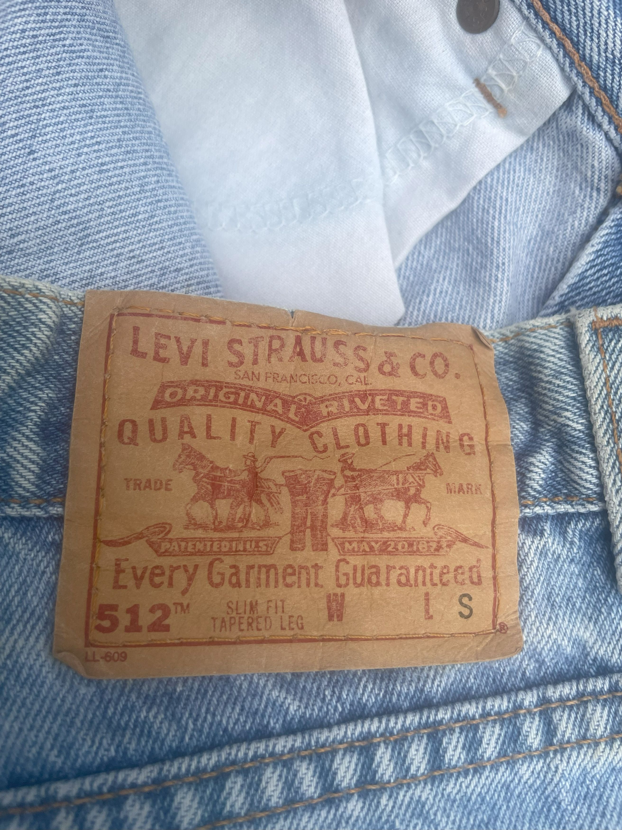 Levi's Vintage Levis 512 Faded Wash Denim Size US 30 / EU 46 - 16 Thumbnail