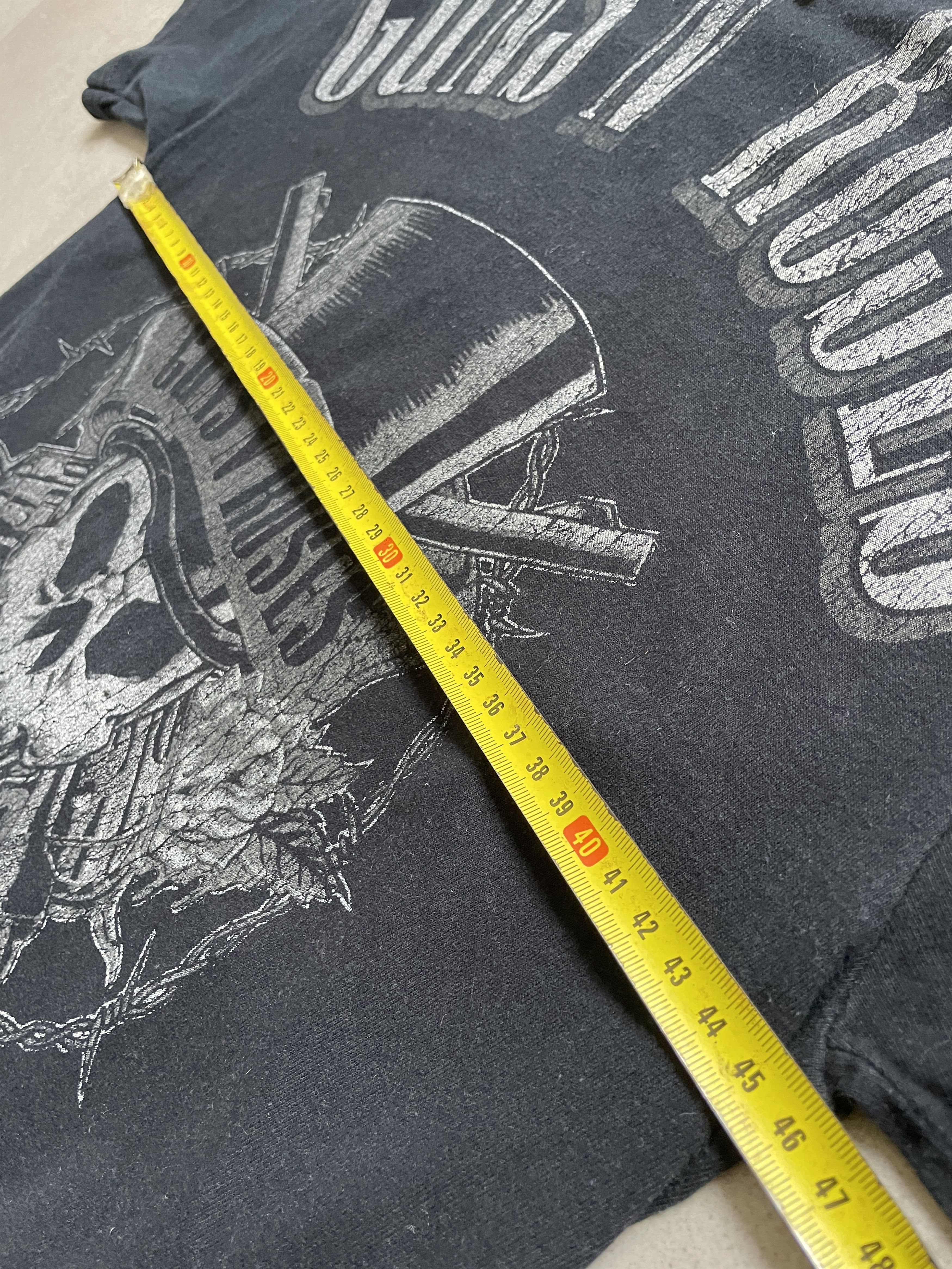 Band Tees × Vintage Y2K GUNS N ROSES 2007 AXEL ROSE AOP BLACK WASHED BAND TEE Size US M / EU 48-50 / 2 - 8 Thumbnail