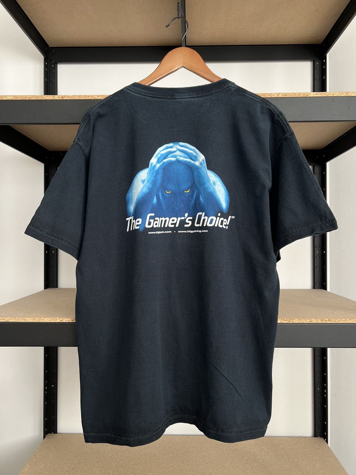 Vintage Vintage 2000s BFG Tech The Gamer's Choice Black T-shirt Size US XL / EU 56 / 4 - 4 Thumbnail