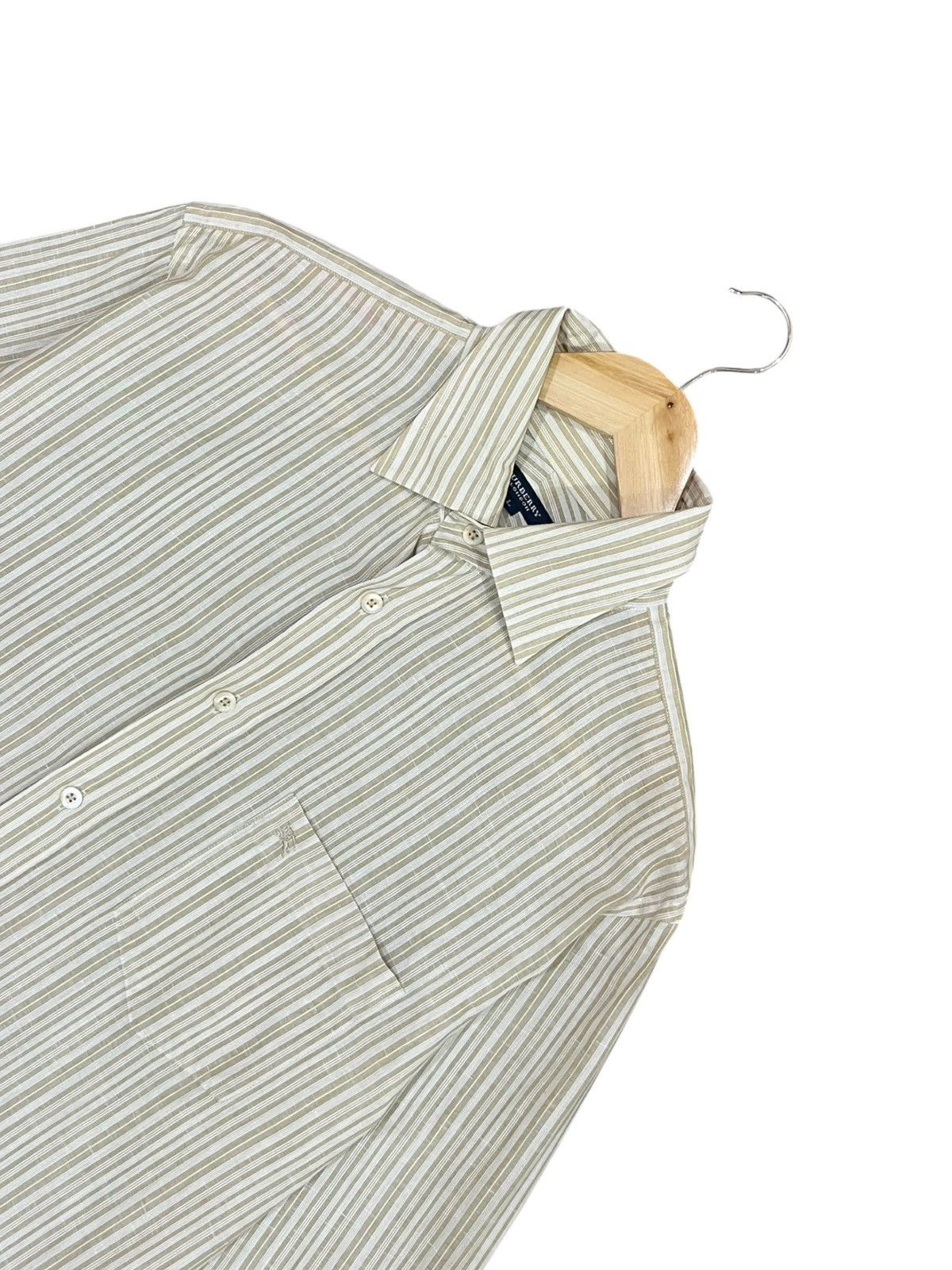 Burberry × Vintage Burberry Stripes Shirt Size US L / EU 52-54 / 3 - 2 Thumbnail