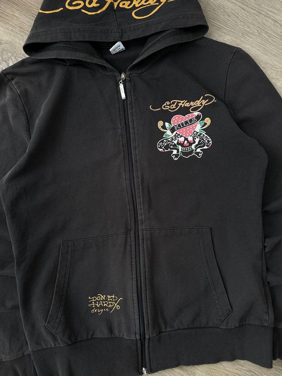 Ed Hardy Vintage Ed Hardy Christian Audigier W’S Hoodie Size S / US 4 / IT 40 - 9 Thumbnail