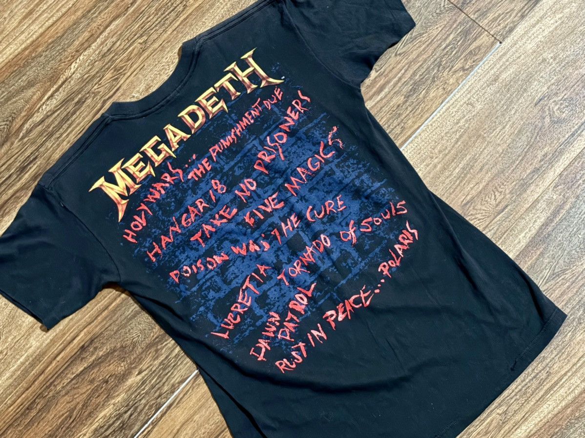 Megadeth Vintage 1990 Megadeath Rust in Peace Berlin Wall Black Tour Size US M / EU 48-50 / 2 - 6 Thumbnail