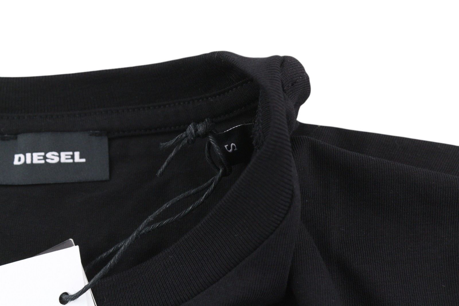 Diesel T-DIEGOS-K21 S Black Front Logo Tricot T-Shirt 84113 Size US S / EU 44-46 / 1 - 6 Thumbnail