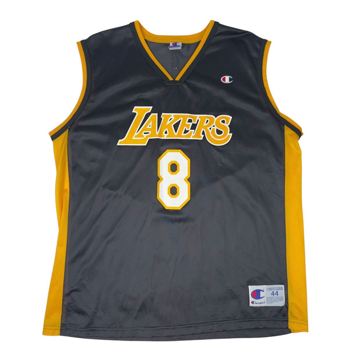 Champion VTG Kobe Bryant 8 LA Lakers Champion Jersey 44 Made In USA Size US L / EU 52-54 / 3 - 1 Thumbnail