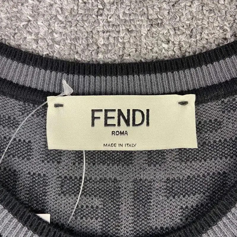 Fendi Fendi Dark Gray Women's Midi Dress . Size M / US 6-8 / IT 42-44 - 4 Thumbnail