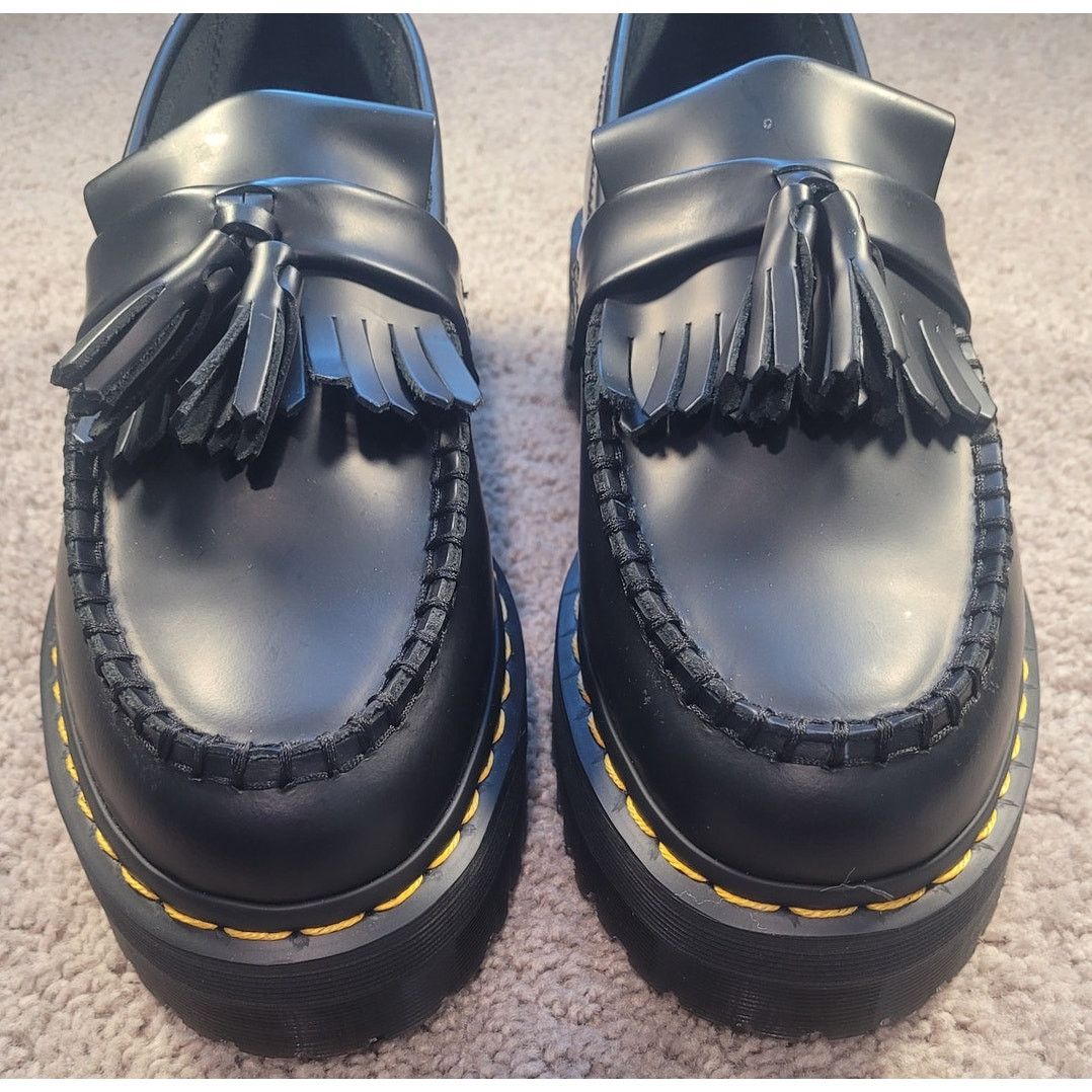 Dr. Martens NWOT Dr Martens Adrian Quad Platform Tassel Loafers Leather Size US 9 / IT 39 - 3 Thumbnail