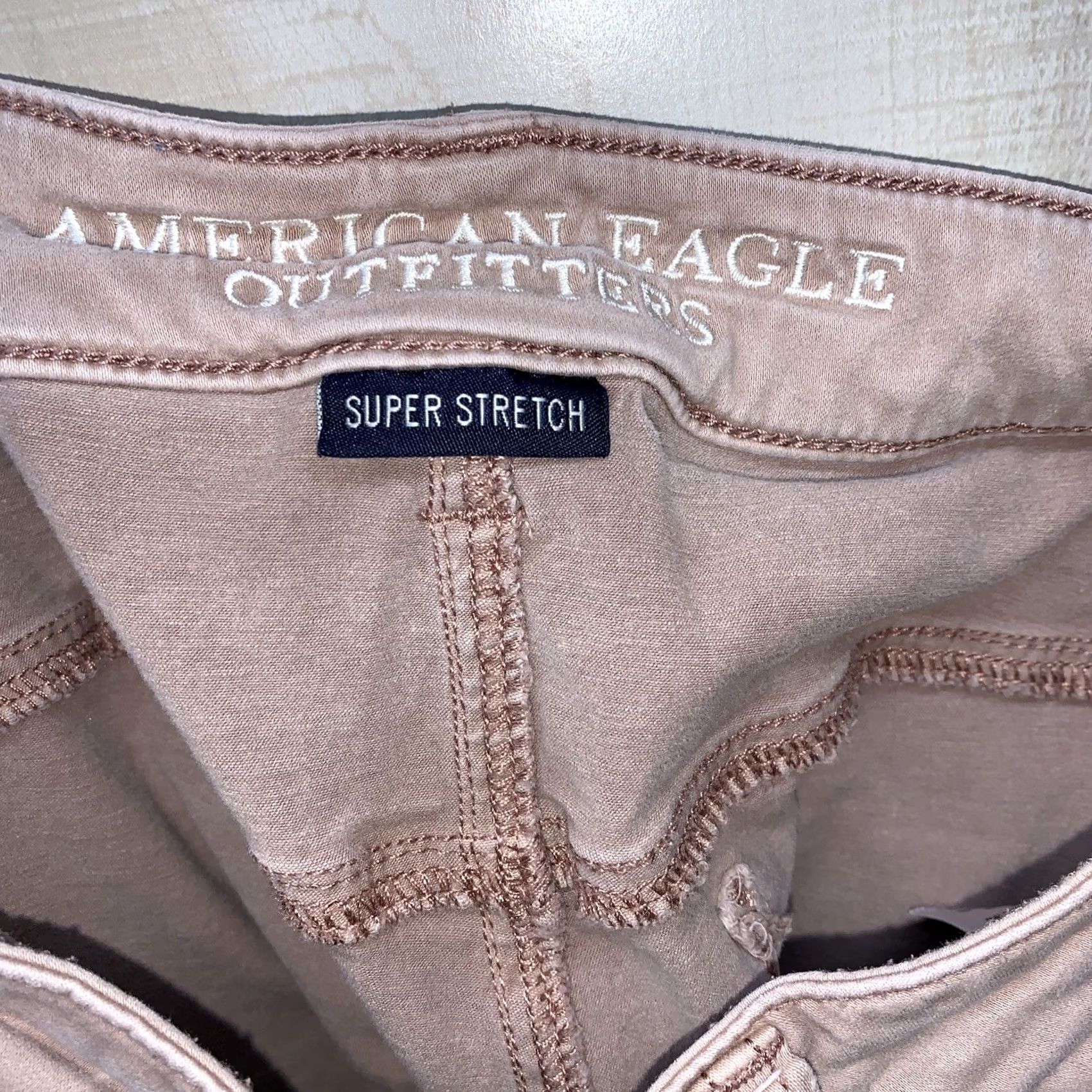 American Eagle Outfitters American Eagle Womens SZ 6 Super Stretch Pink Jegging Jeans #2587 Size 28" / US 6 / IT 42 - 6 Thumbnail